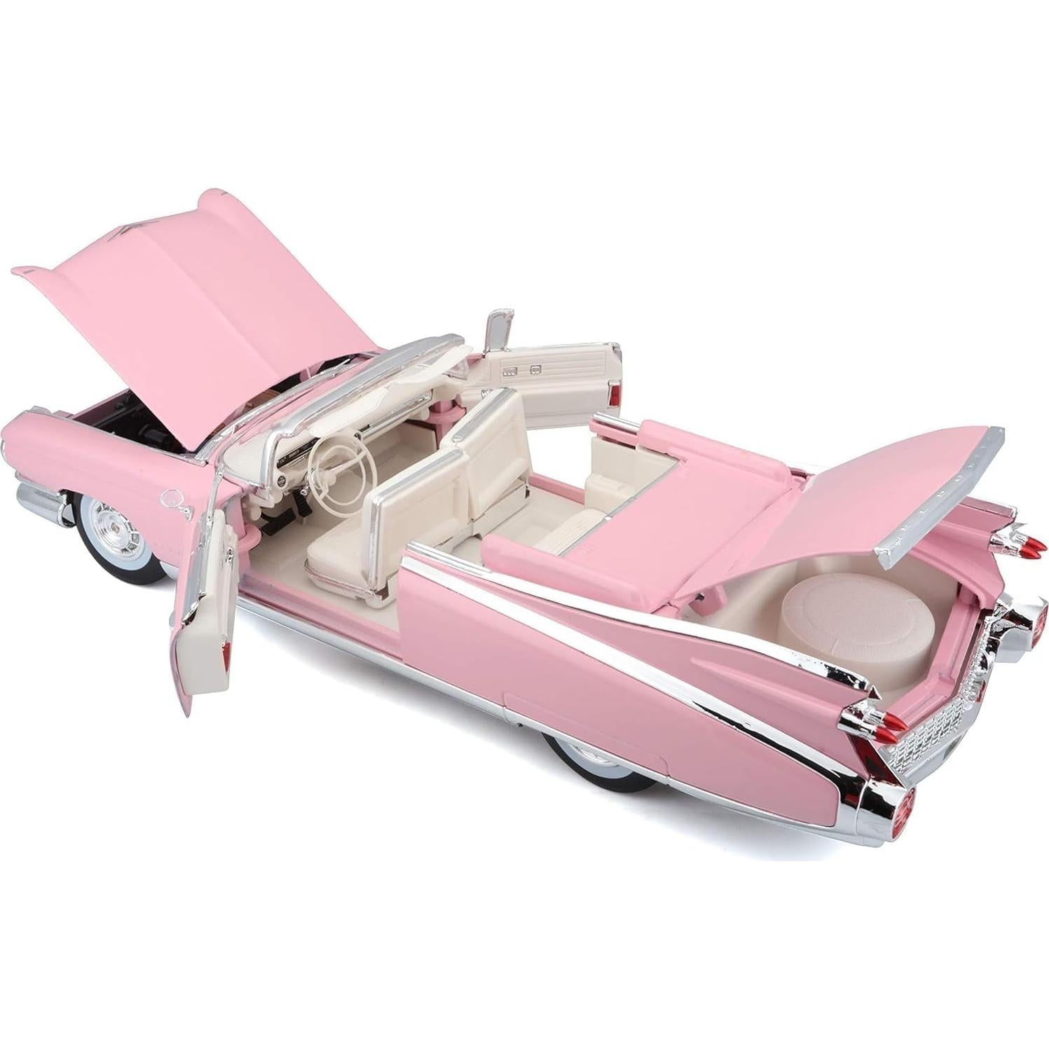 Cadillac Eldorado Biarritz Convertible 1959 Rosa Maisto 1:18