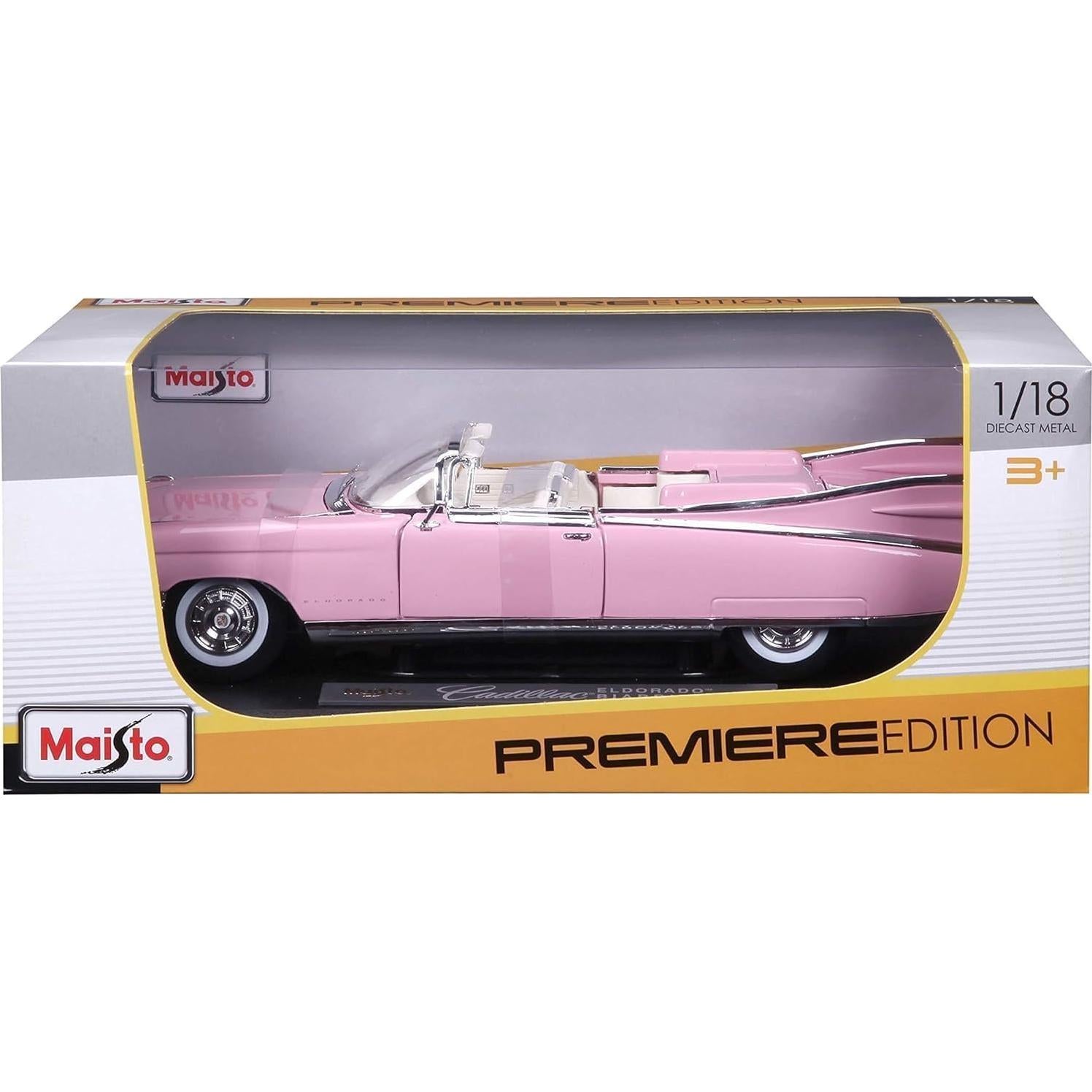 Cadillac Eldorado Biarritz Convertible 1959 Rosa Maisto 1:18