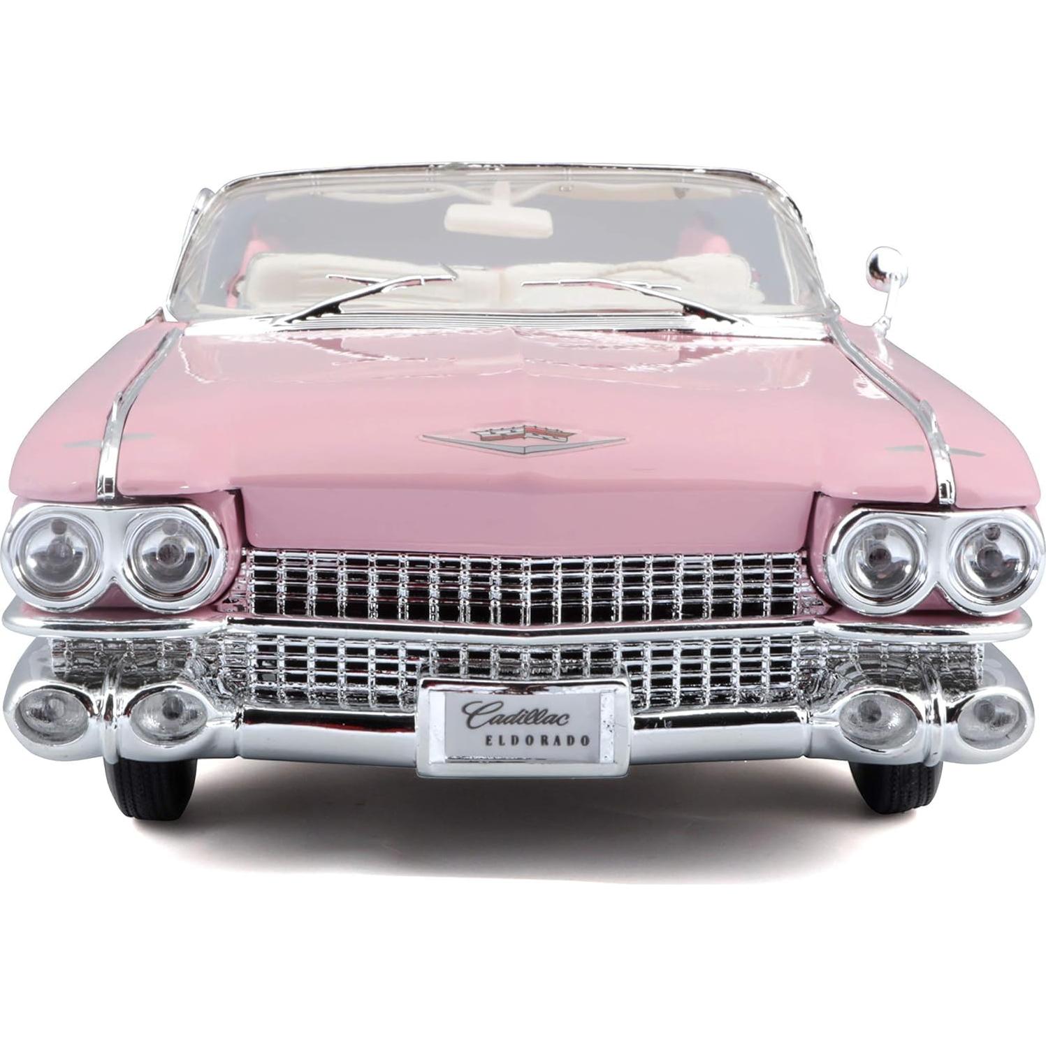Cadillac Eldorado Biarritz Convertible 1959 Rosa Maisto 1:18