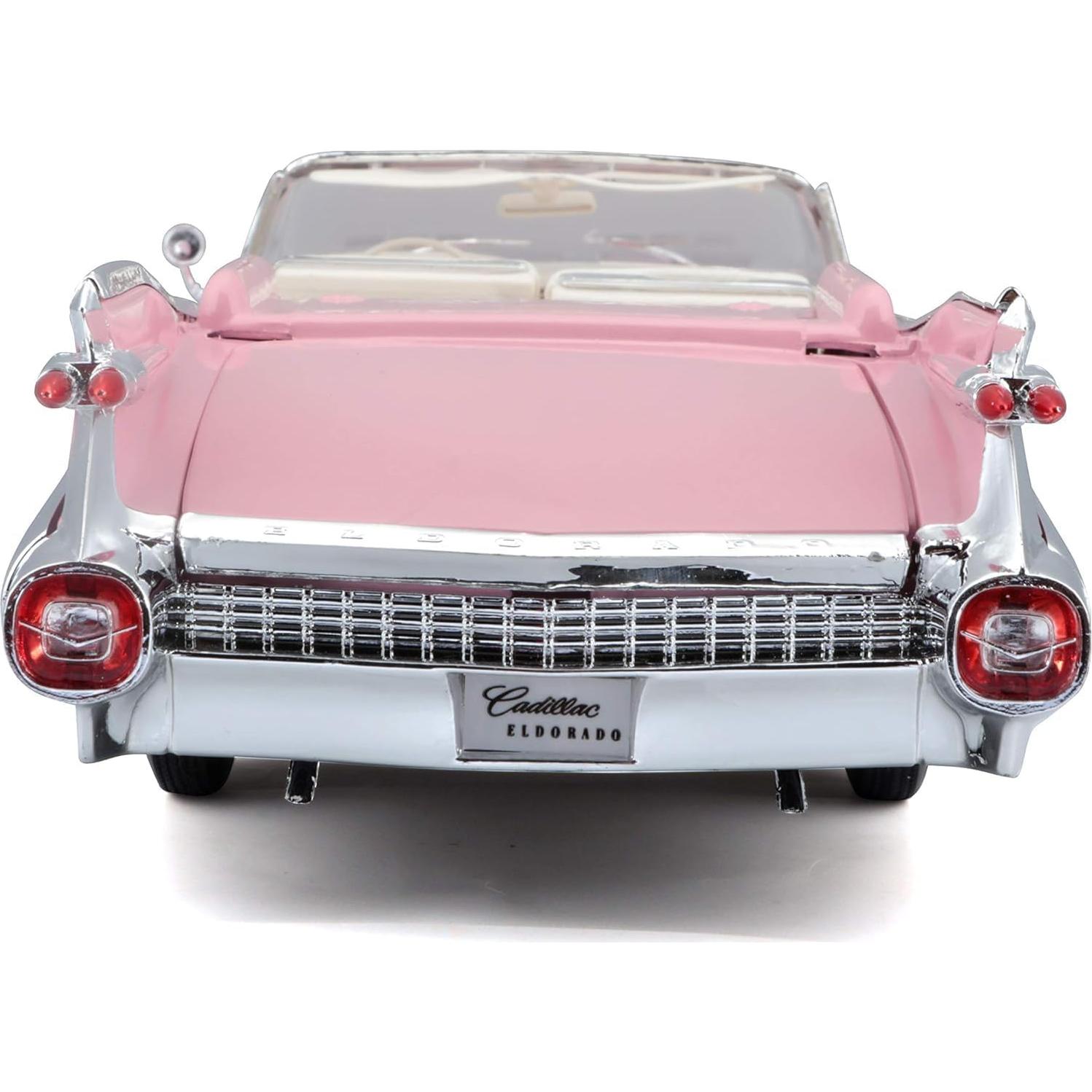Cadillac Eldorado Biarritz Convertible 1959 Rosa Maisto 1:18