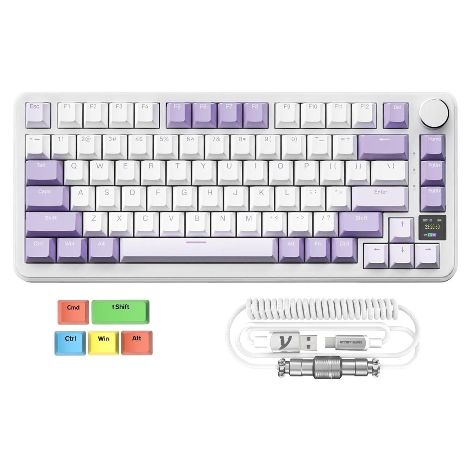 Teclado Mecánico Inalámbrico ATTACK SHARK X85PRO 75% RGB