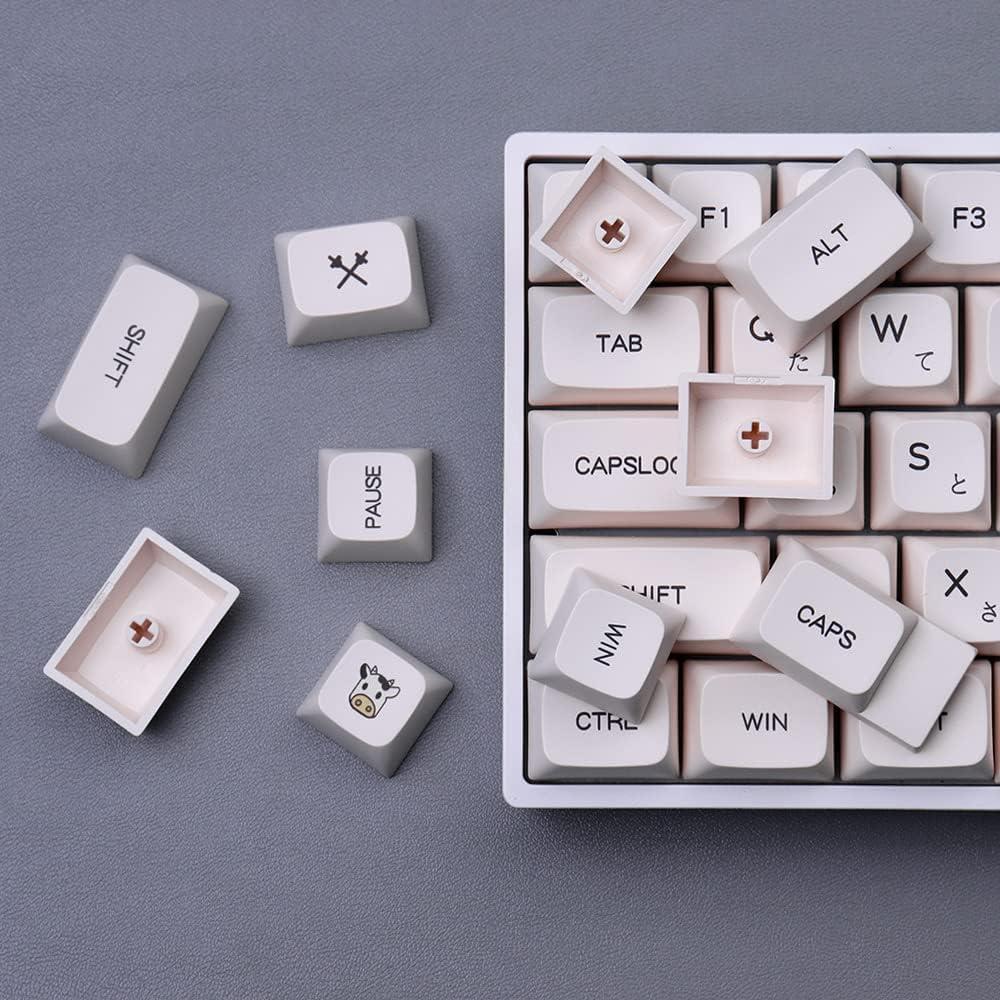 Juego de Teclas PBT 138 Teclas XDA Leche con Miel Sumgsn