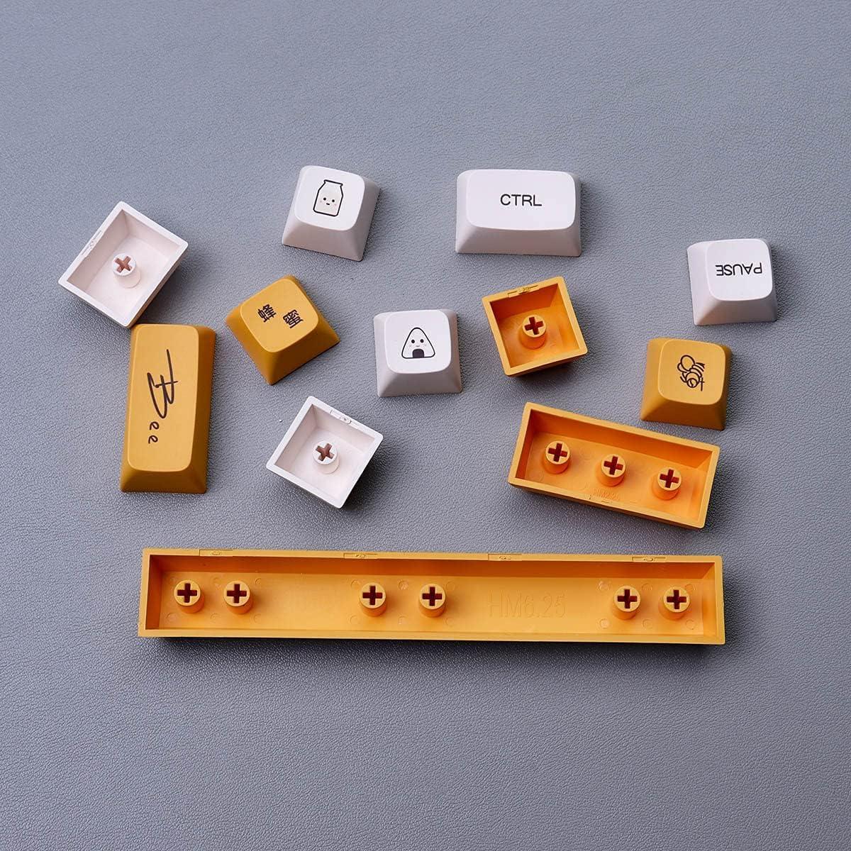 Juego de Teclas PBT 138 Teclas XDA Leche con Miel Sumgsn