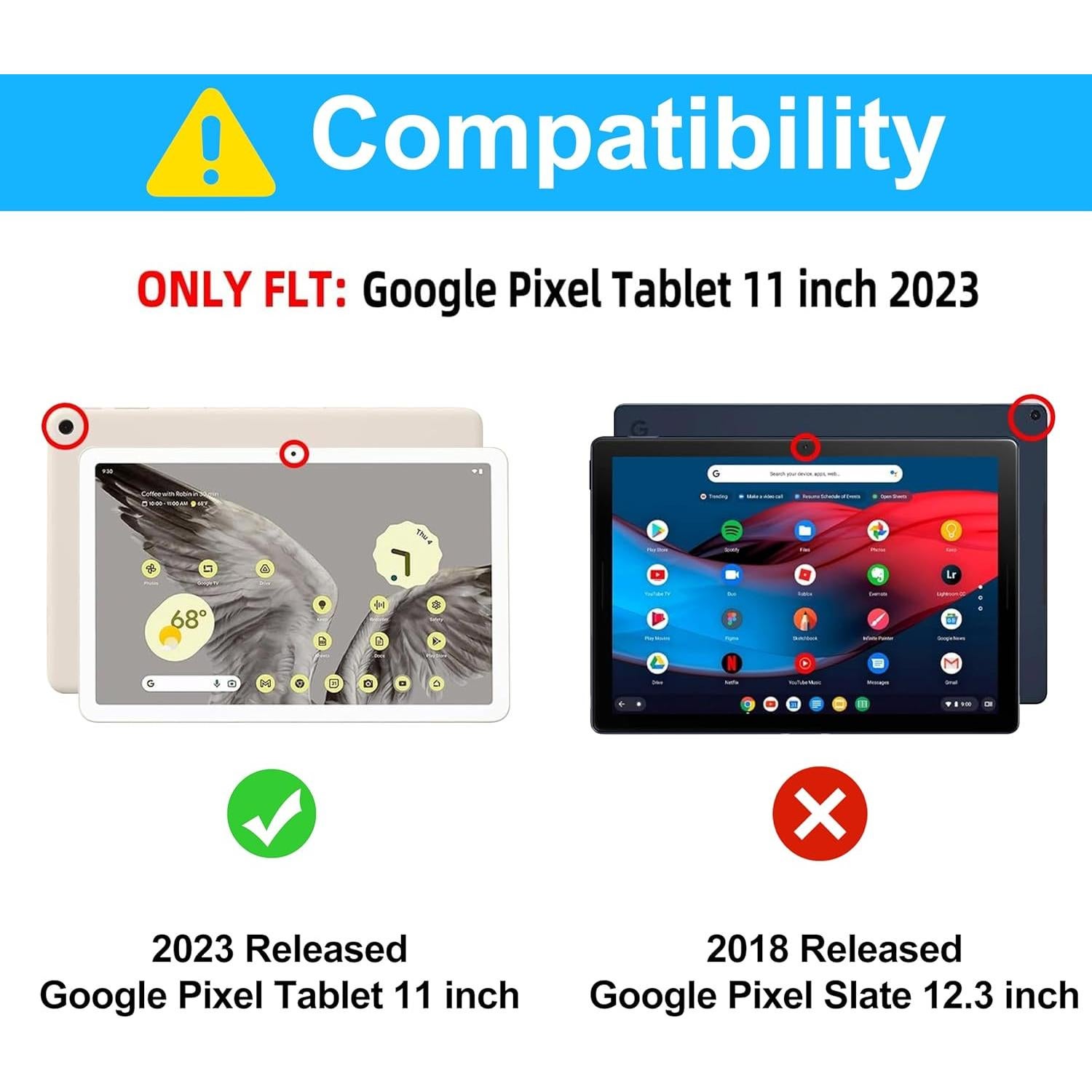 Funda Teclado Bluetooth IVEOPPE para Google Pixel Tablet 11" 2023