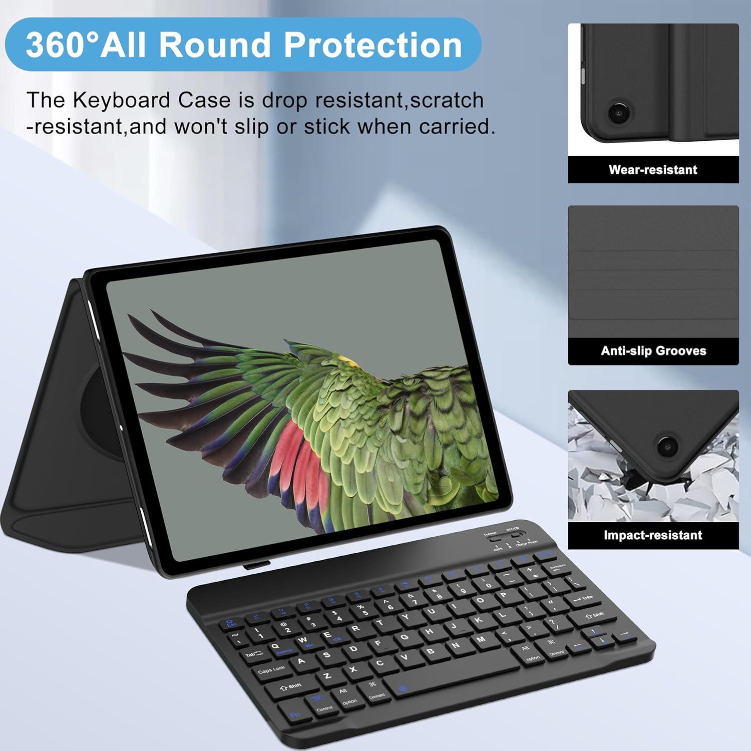 Funda Teclado Bluetooth IVEOPPE para Google Pixel Tablet 11" 2023