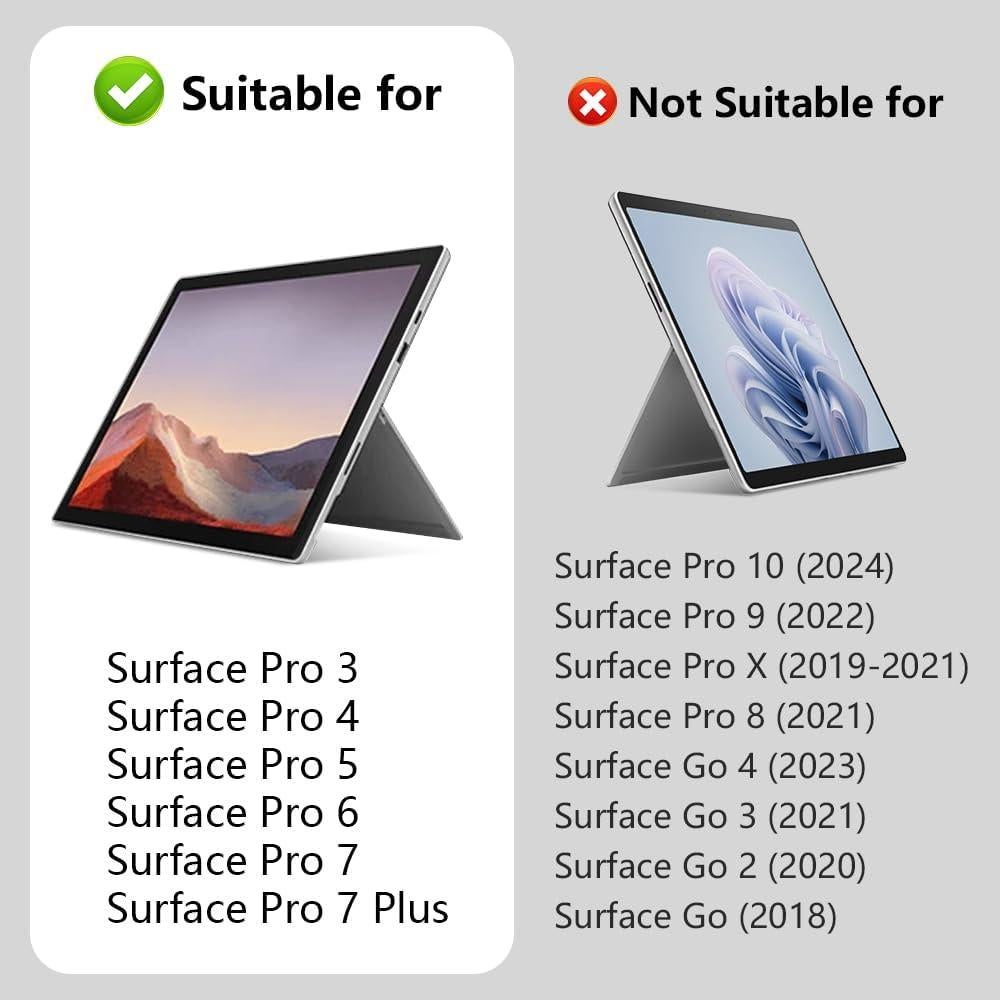 Teclado Magnético Desmontable Zonfomst para Surface Pro 3-7