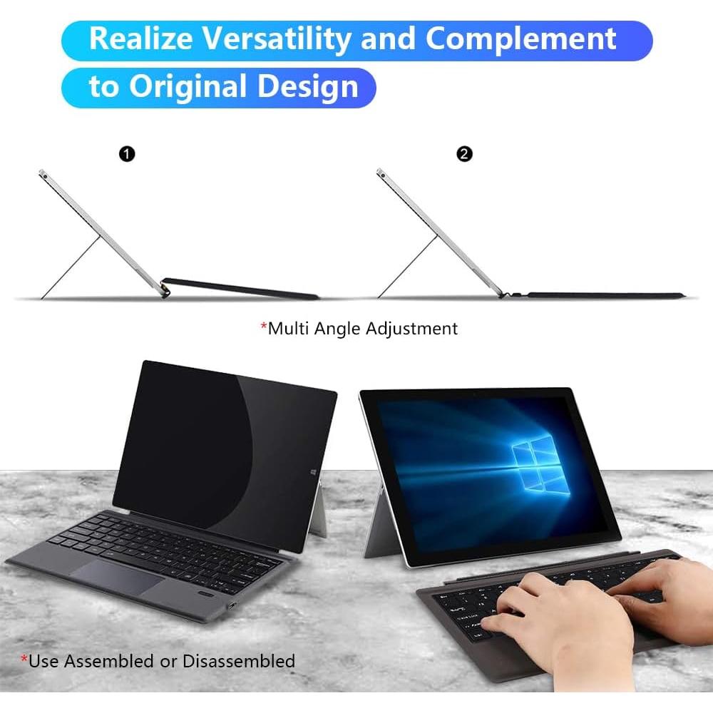 Teclado Magnético Desmontable Zonfomst para Surface Pro 3-7