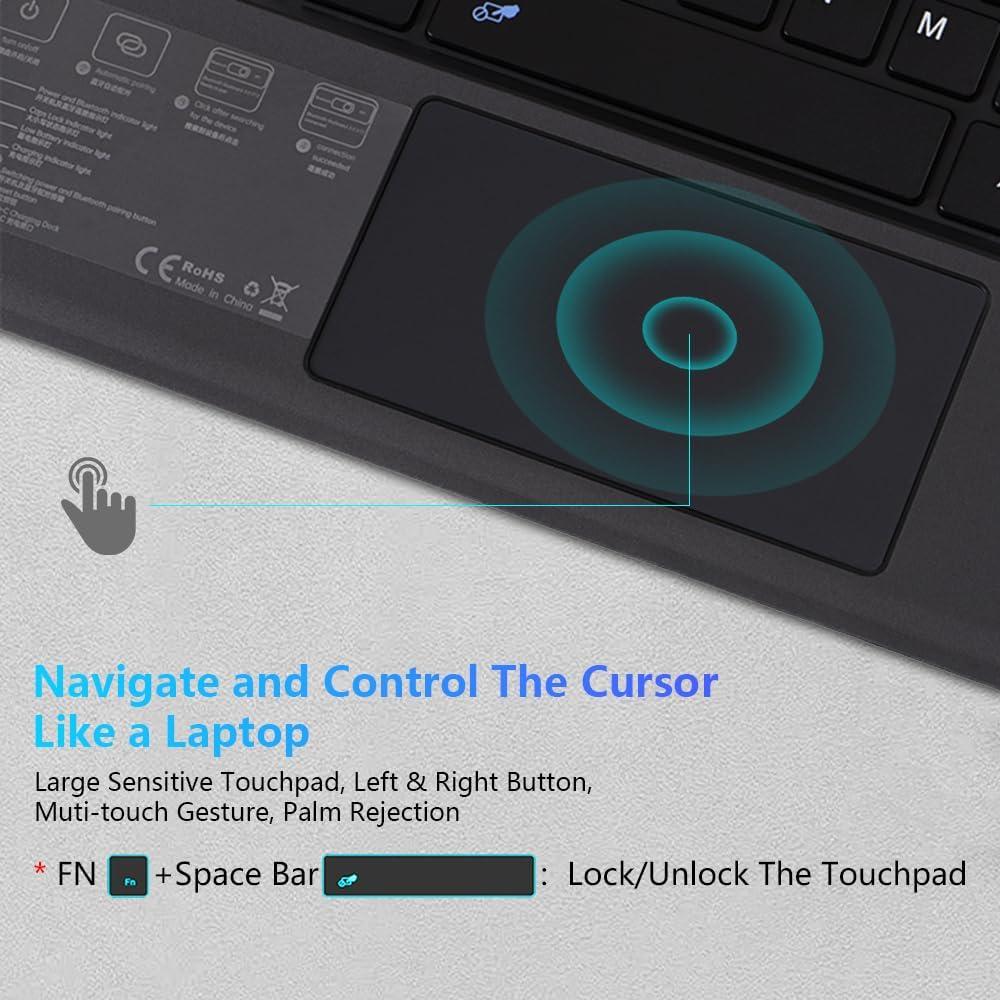 Teclado Magnético Desmontable Zonfomst para Surface Pro 3-7