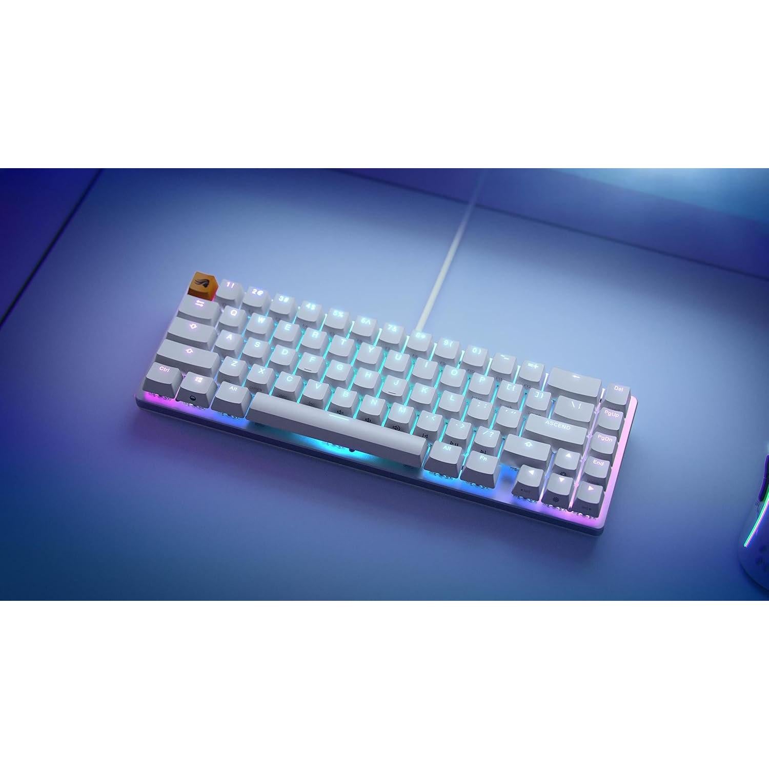 Teclado Mecánico Glorious GMMK Hielo Blanco Compacto
