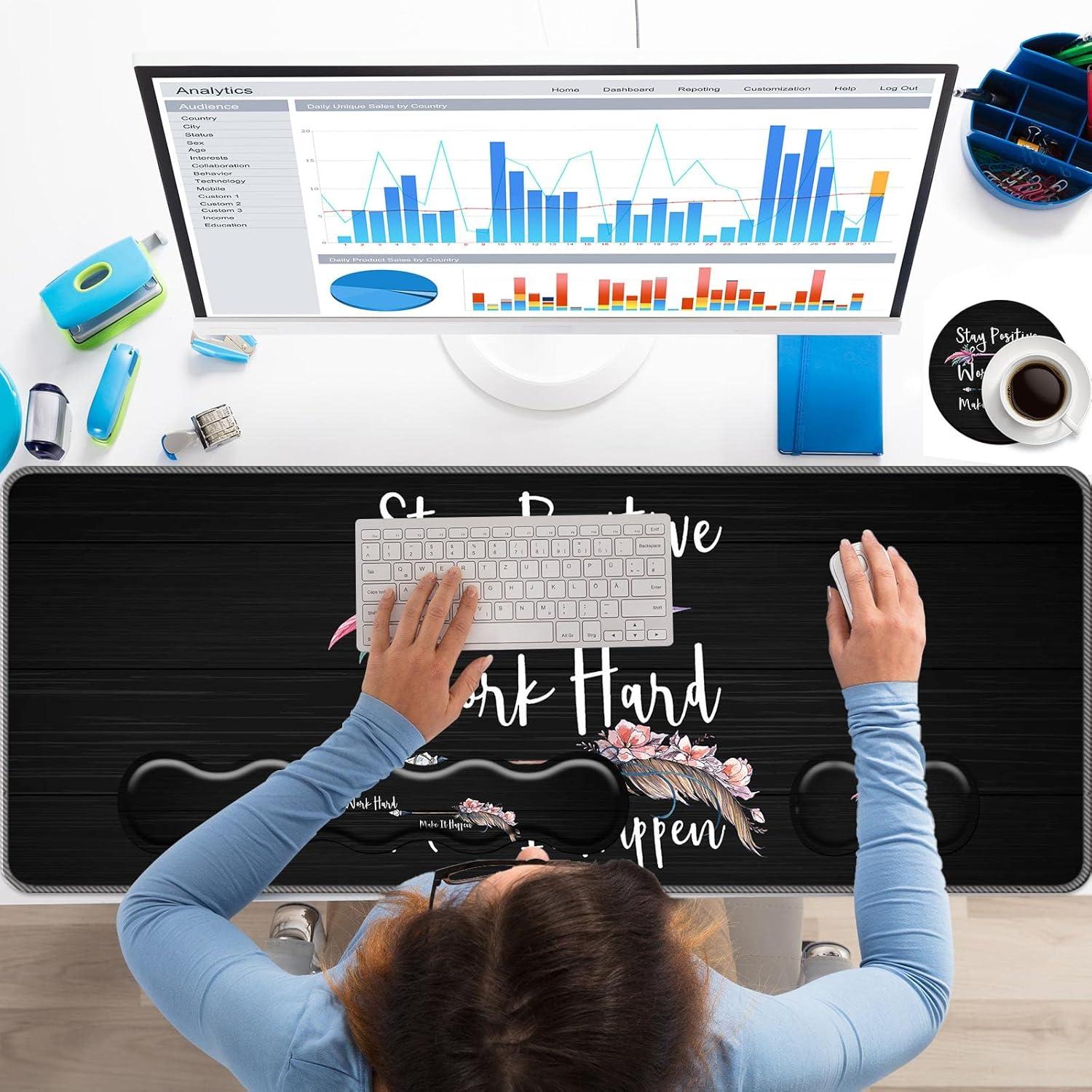 Juego de Reposamuñecas Ergonómico DSRGRGFDJ 4 en 1