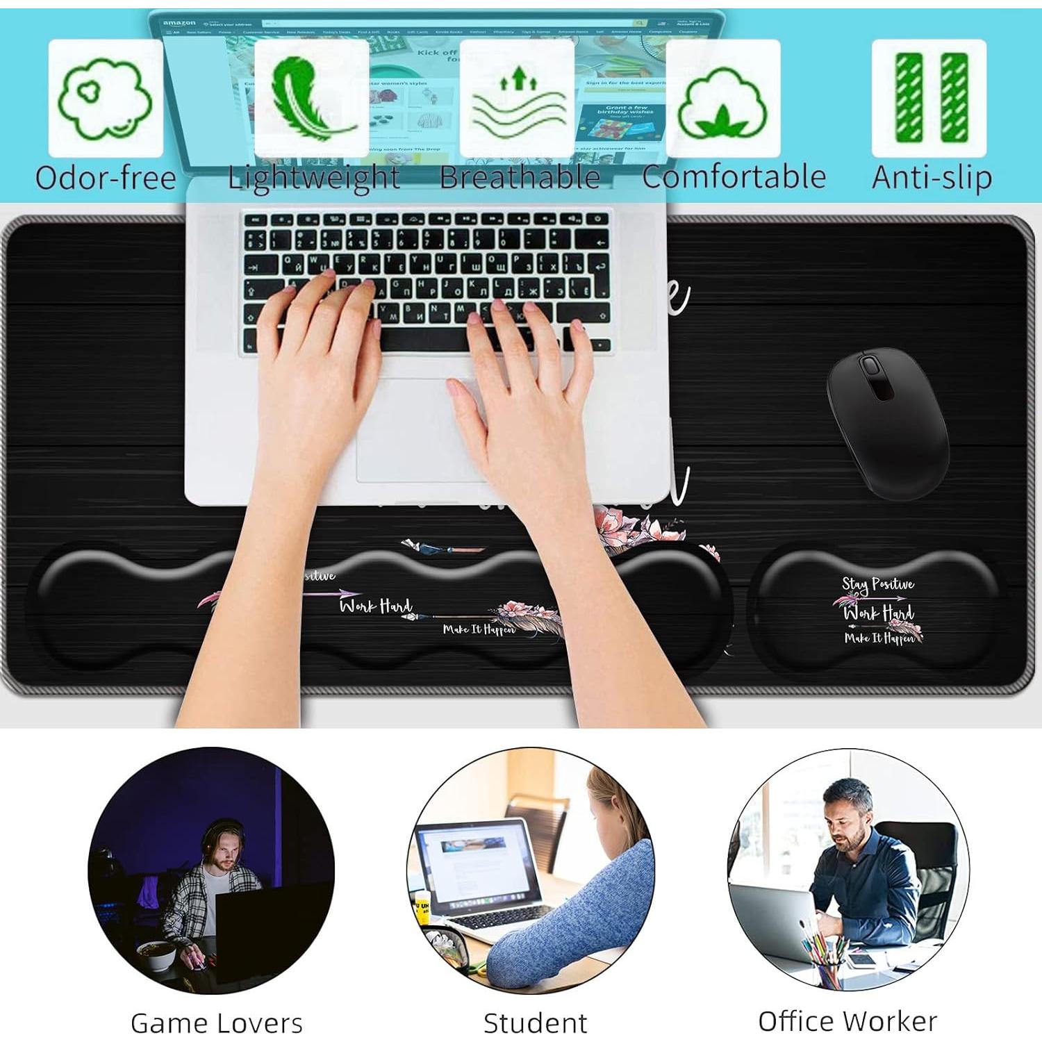 Juego de Reposamuñecas Ergonómico DSRGRGFDJ 4 en 1