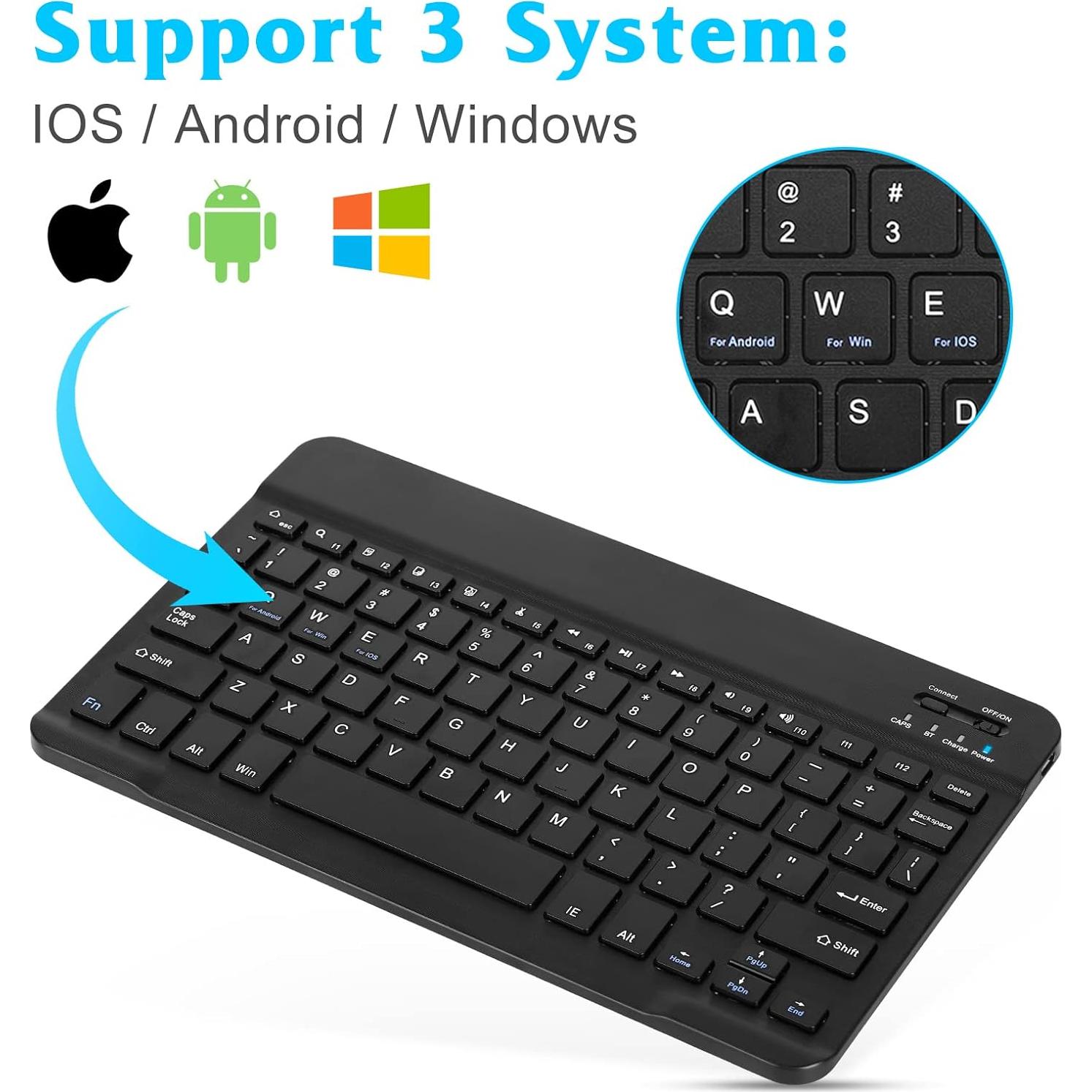 Combo Teclado y Ratón Bluetooth UrbanX KB030 - Negro