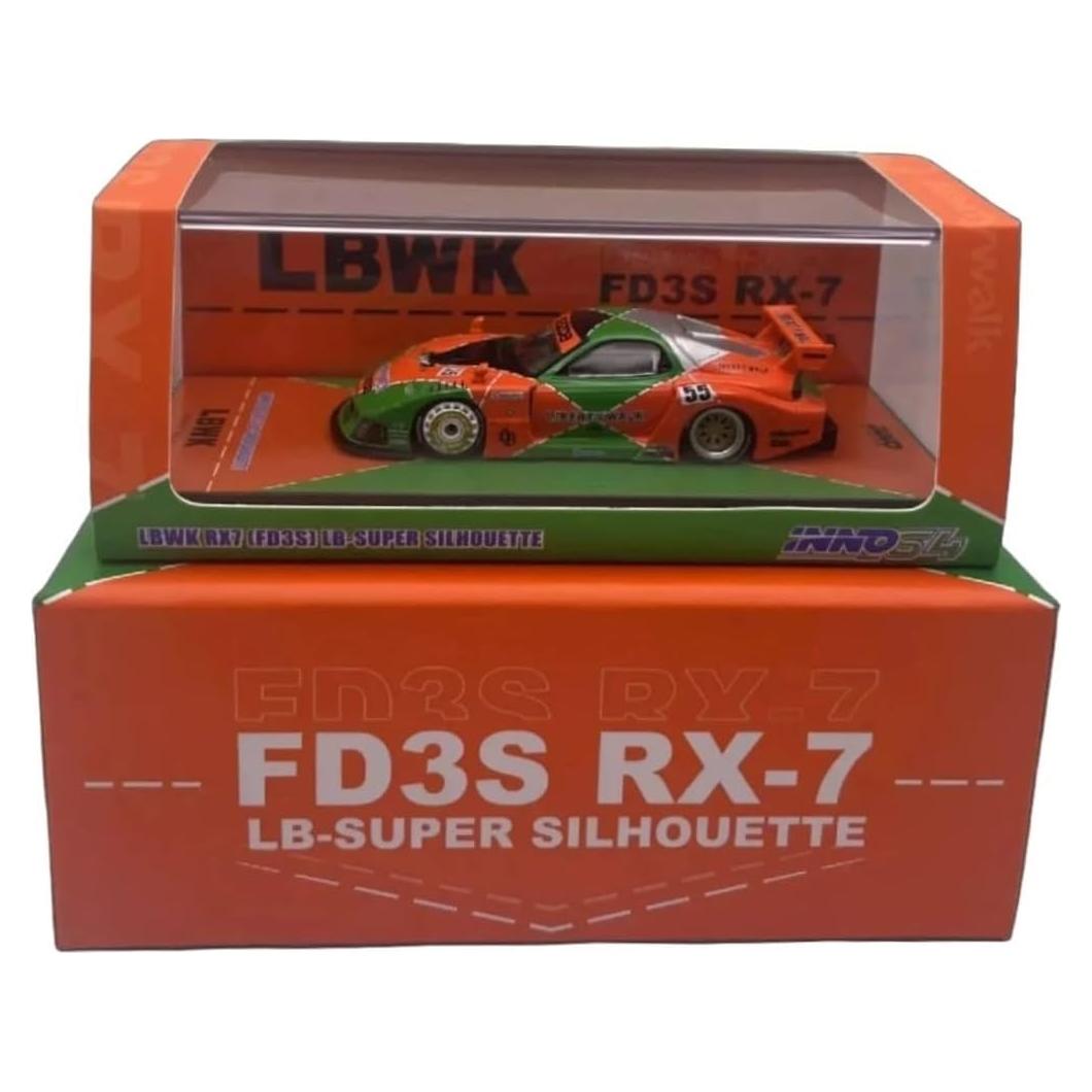 Coche Diecast Inno Models Mazda RX7 FD3S 1/64 Detalle Real