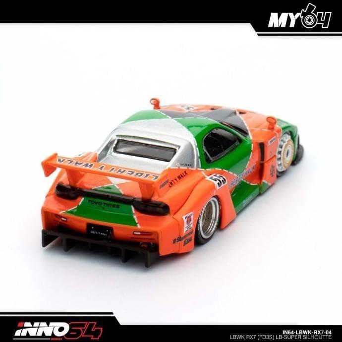 Coche Diecast Inno Models Mazda RX7 FD3S 1/64 Detalle Real