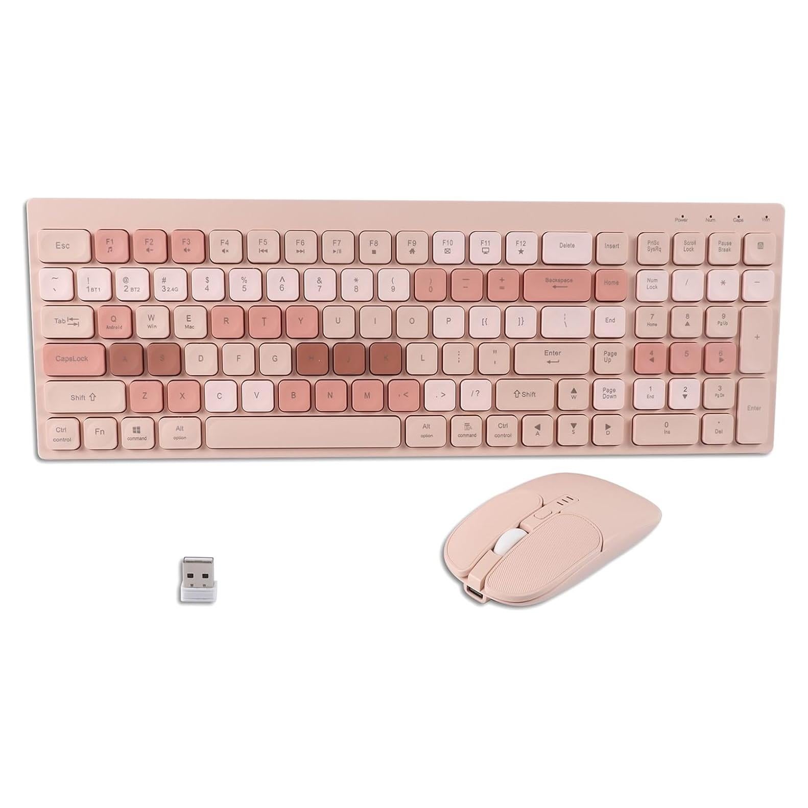 Combo Teclado y Ratón Inalámbricos Recargables KUYHRF