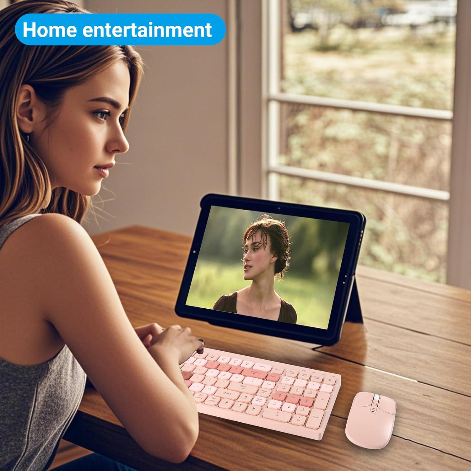 Combo Teclado y Ratón Inalámbricos Recargables KUYHRF