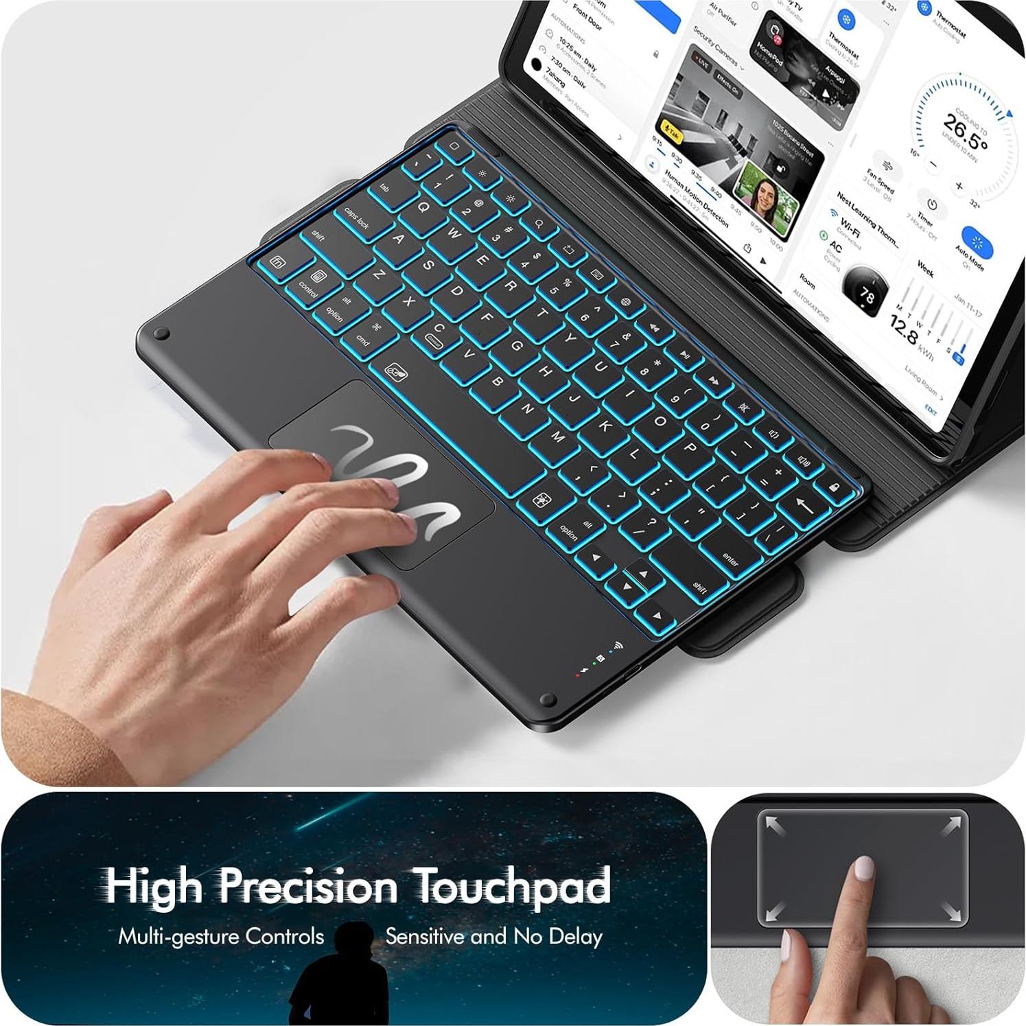 Funda Teclado INFILAND para Samsung Galaxy Tab A9+ 11" 2023