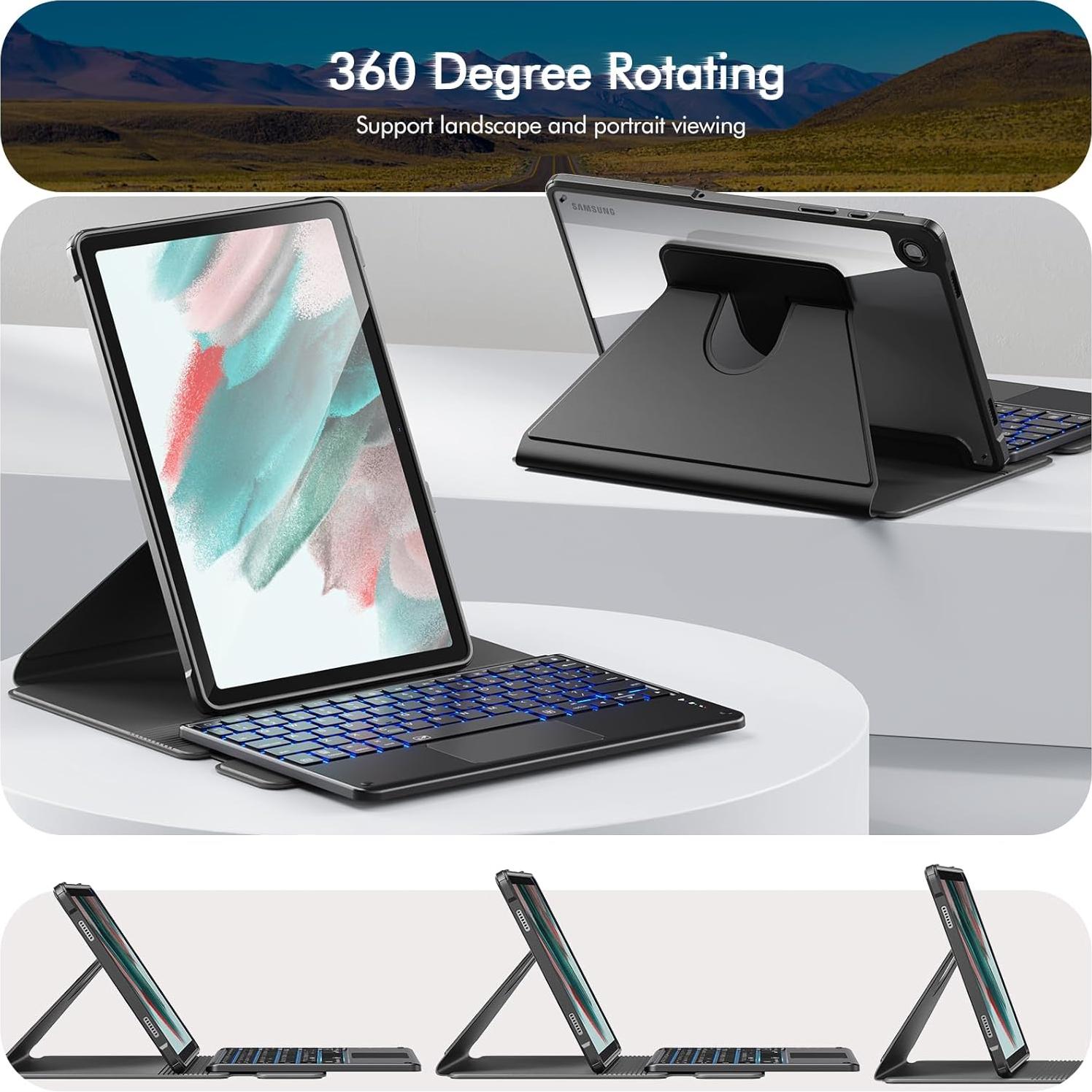 Funda Teclado INFILAND para Samsung Galaxy Tab A9+ 11" 2023