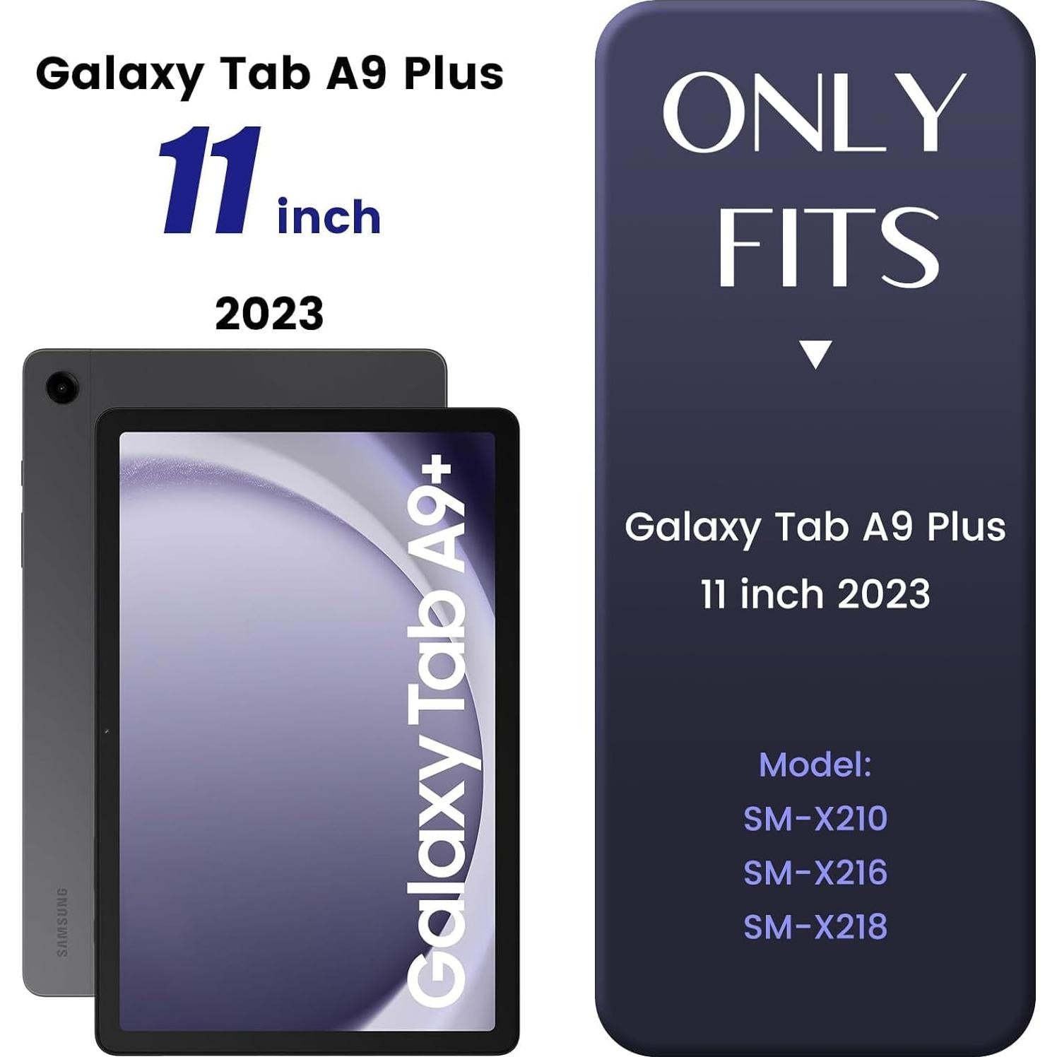 Funda Teclado INFILAND para Samsung Galaxy Tab A9+ 11" 2023