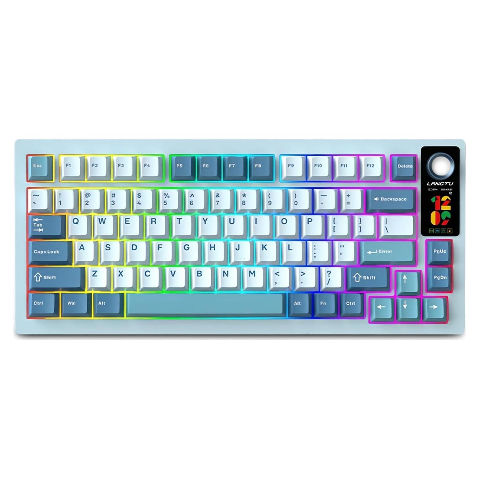 Teclado Mecánico Inalámbrico FKZ LT75Pro RGB 75% con Pantalla