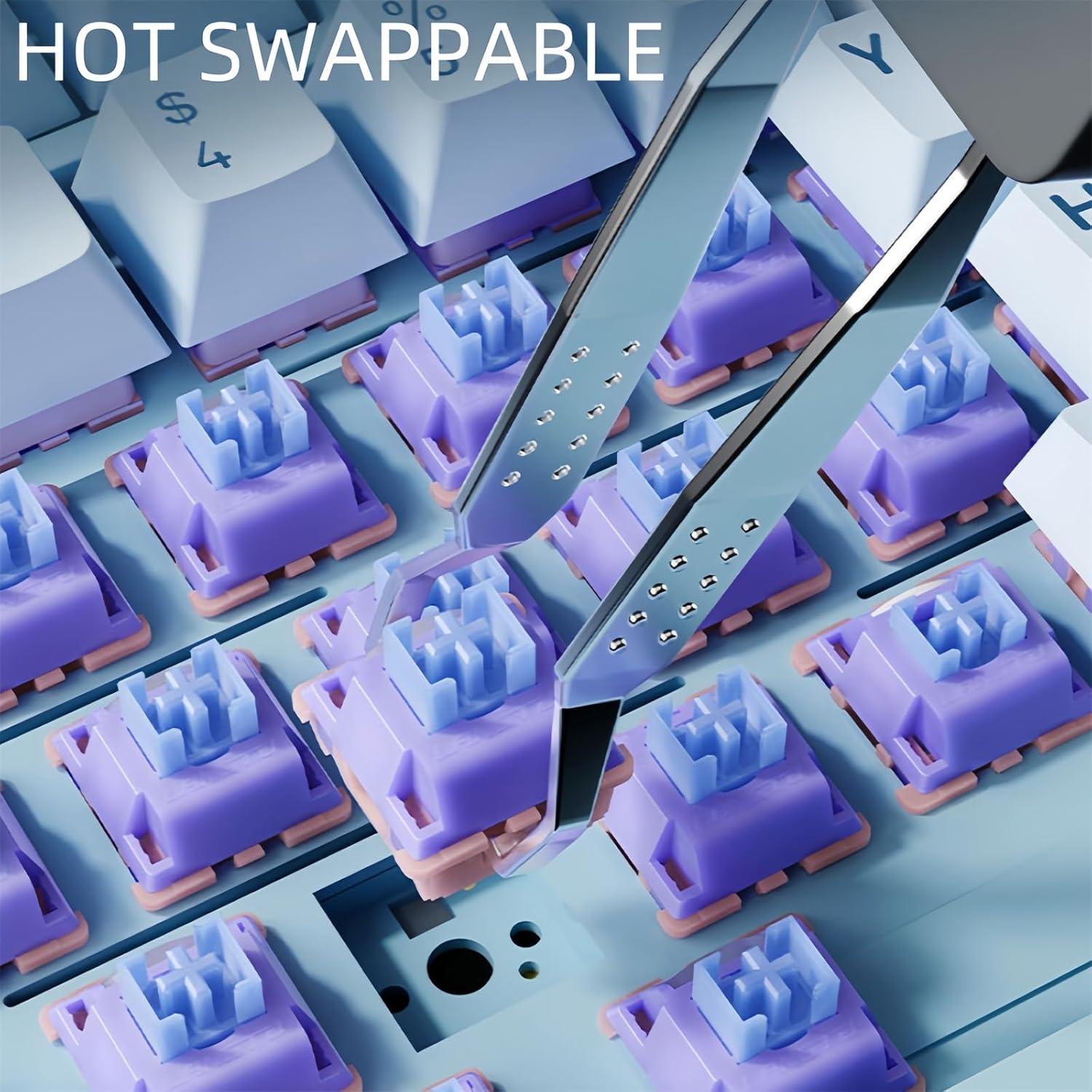 Teclado Mecánico Inalámbrico FKZ LT75Pro RGB 75% con Pantalla