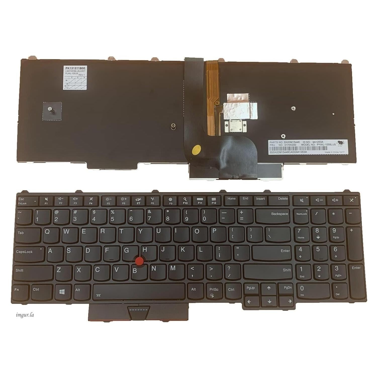 Teclado de Reemplazo Retroiluminado Lenovo ThinkPad P50 P51 P70 P71