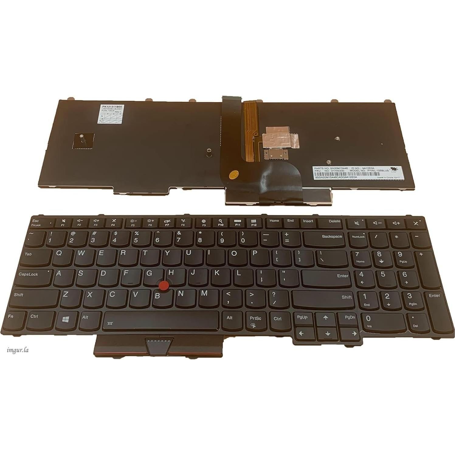Teclado de Reemplazo Retroiluminado Lenovo ThinkPad P50 P51 P70 P71