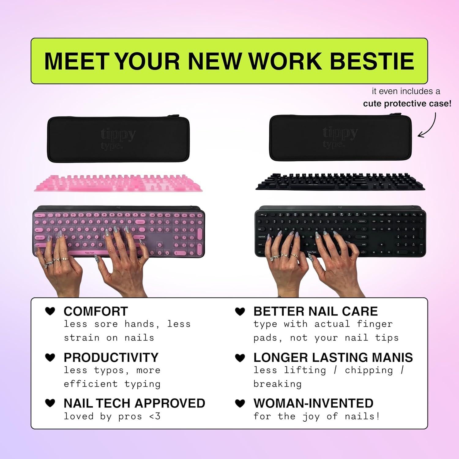 Cubierta de Teclado Silicona Tippy Type para Logitech MX Keys S