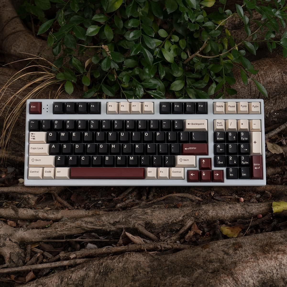 Juego de Teclas Mintcaps Roma Negro 173 Teclas Cherry MX