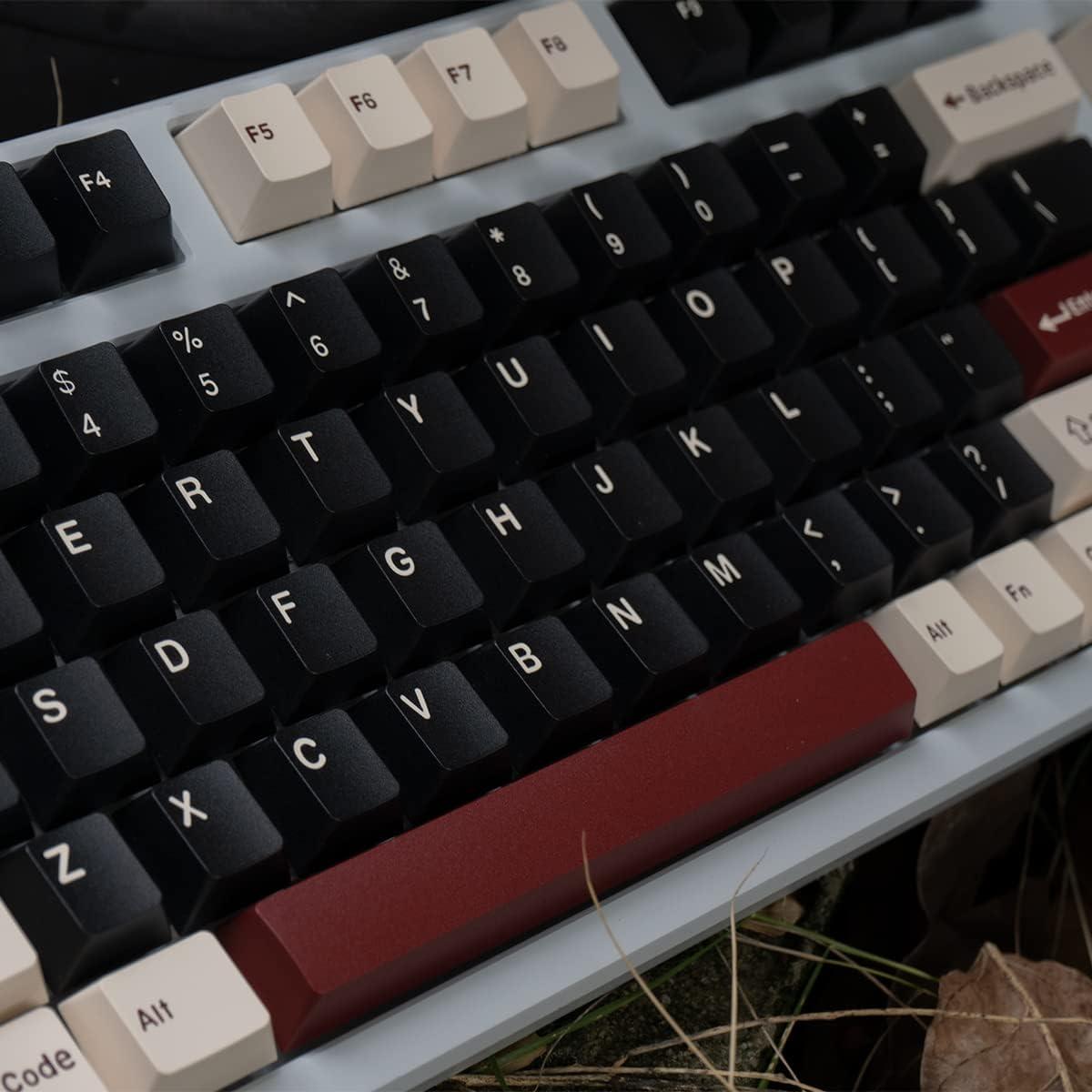 Juego de Teclas Mintcaps Roma Negro 173 Teclas Cherry MX