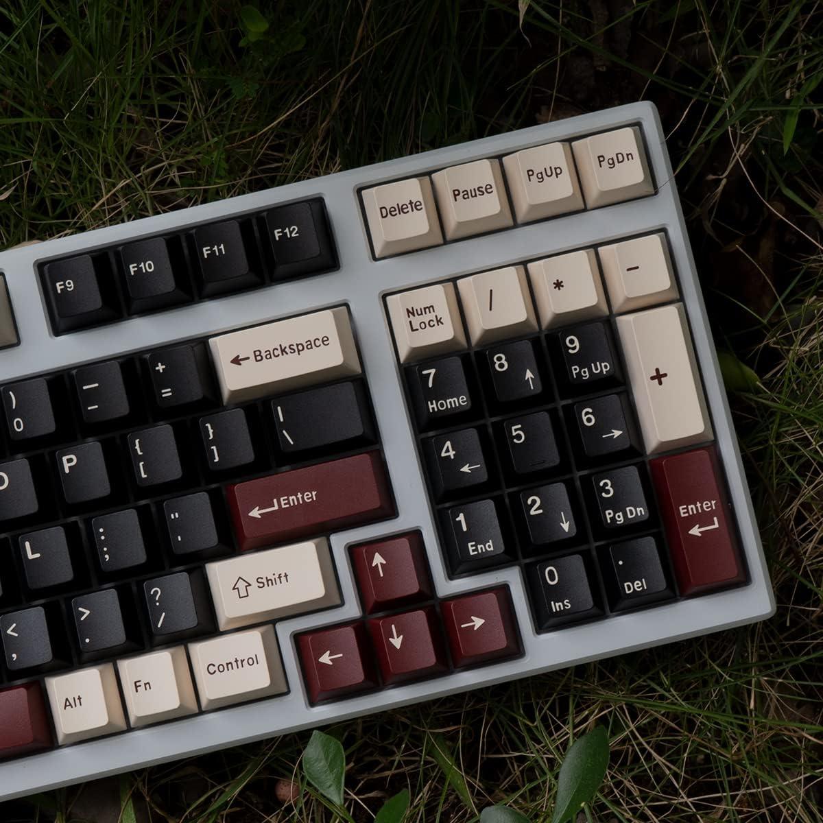 Juego de Teclas Mintcaps Roma Negro 173 Teclas Cherry MX