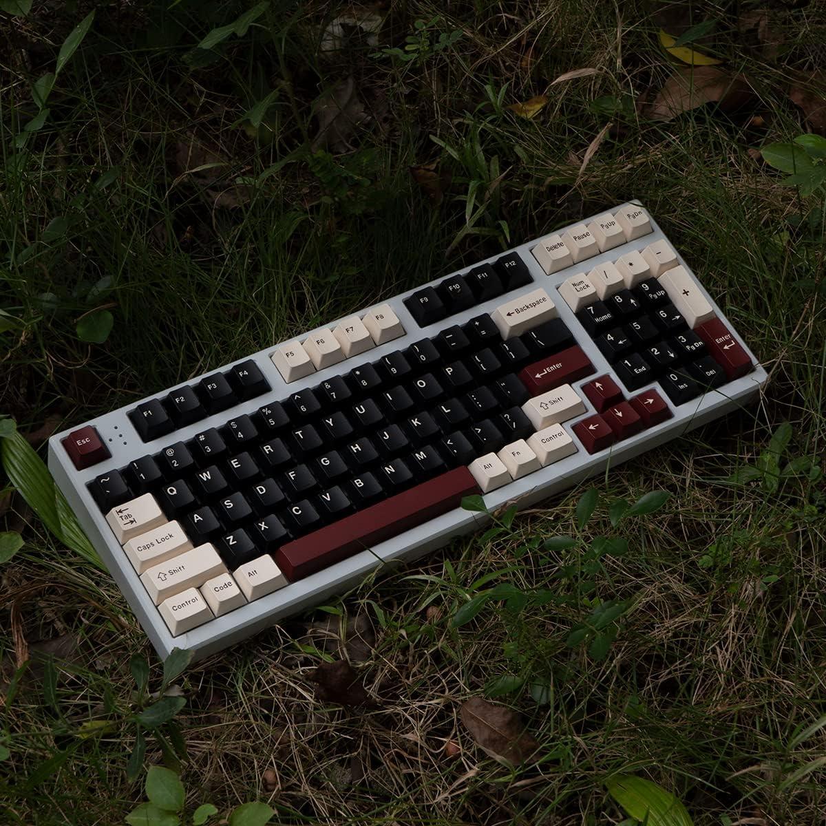 Juego de Teclas Mintcaps Roma Negro 173 Teclas Cherry MX