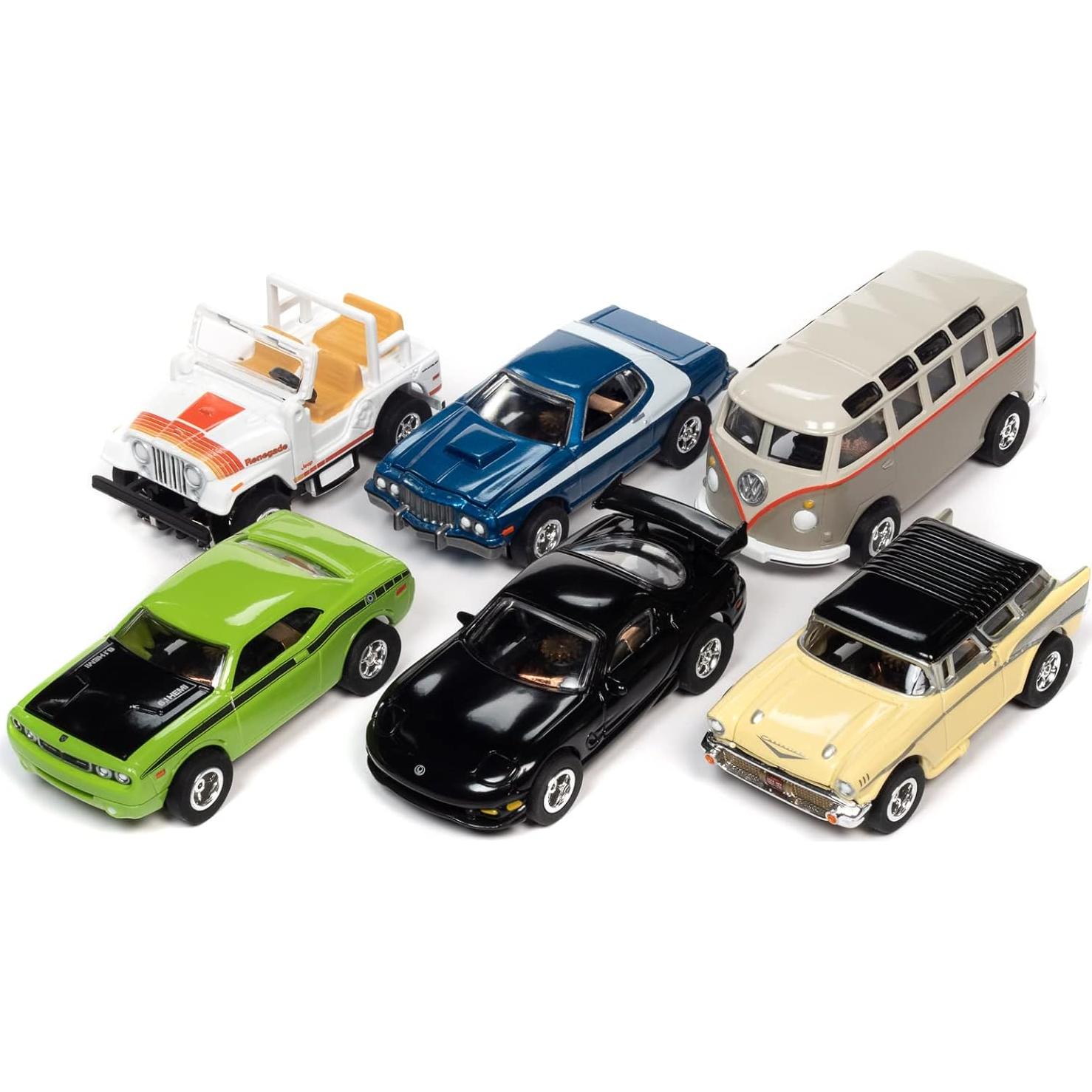 Auto Slot Car Escala HO Jeep CJ-5 1979 Blanco Auto World