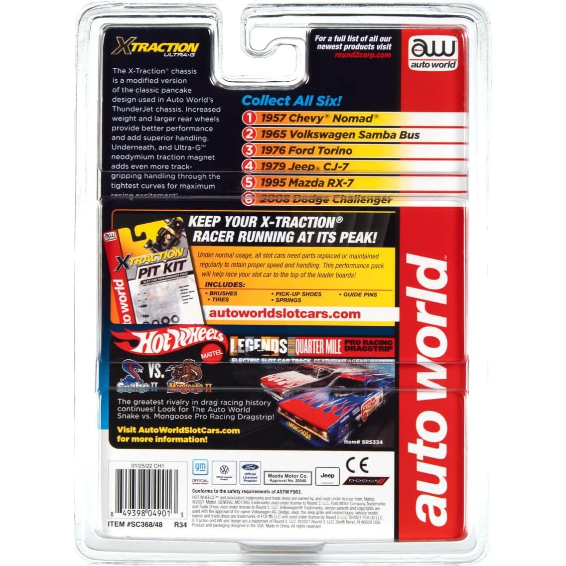 Auto Slot Car Escala HO Jeep CJ-5 1979 Blanco Auto World