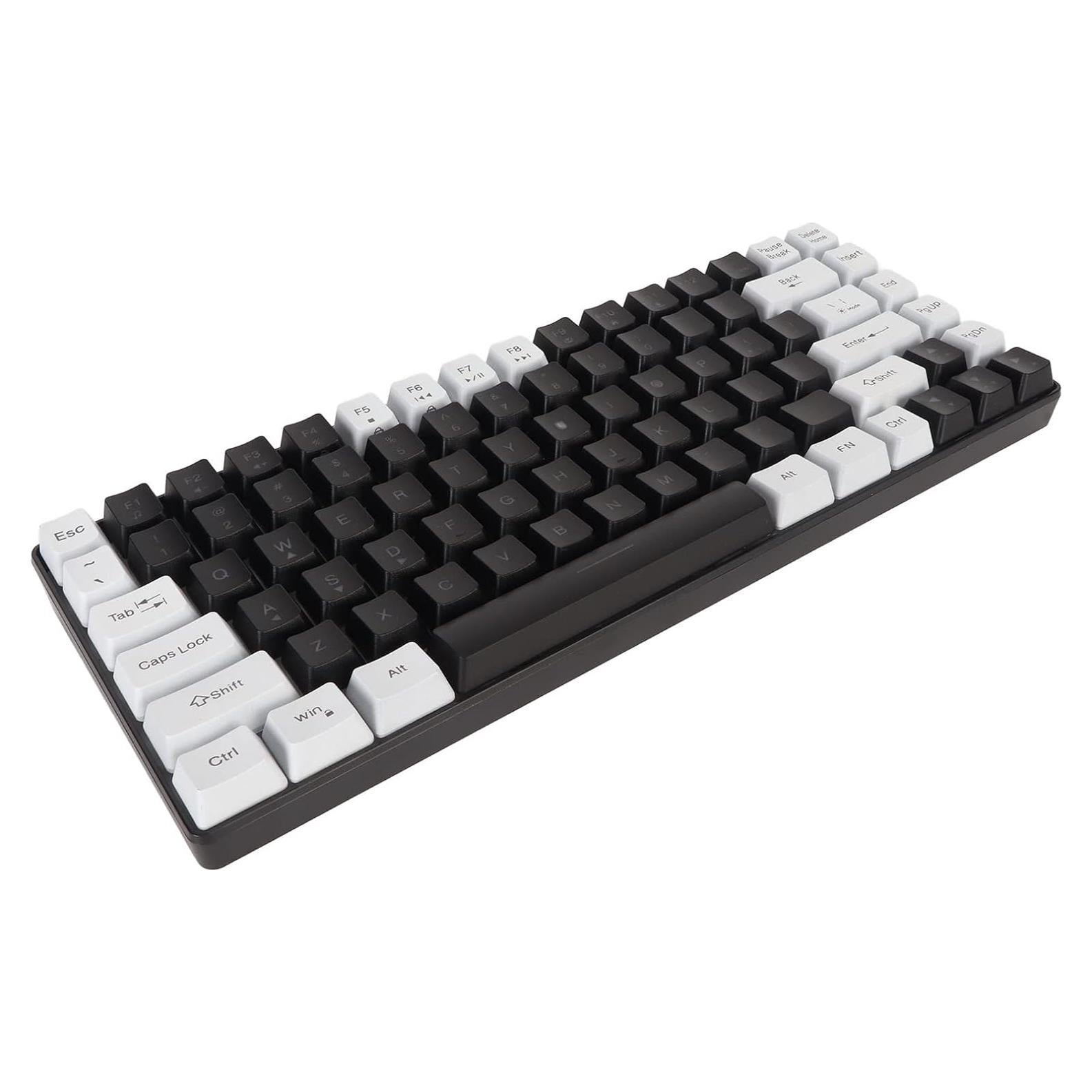 Teclado Gaming Zunate 80% Mecánico RGB 84 Teclas Compacto Negro