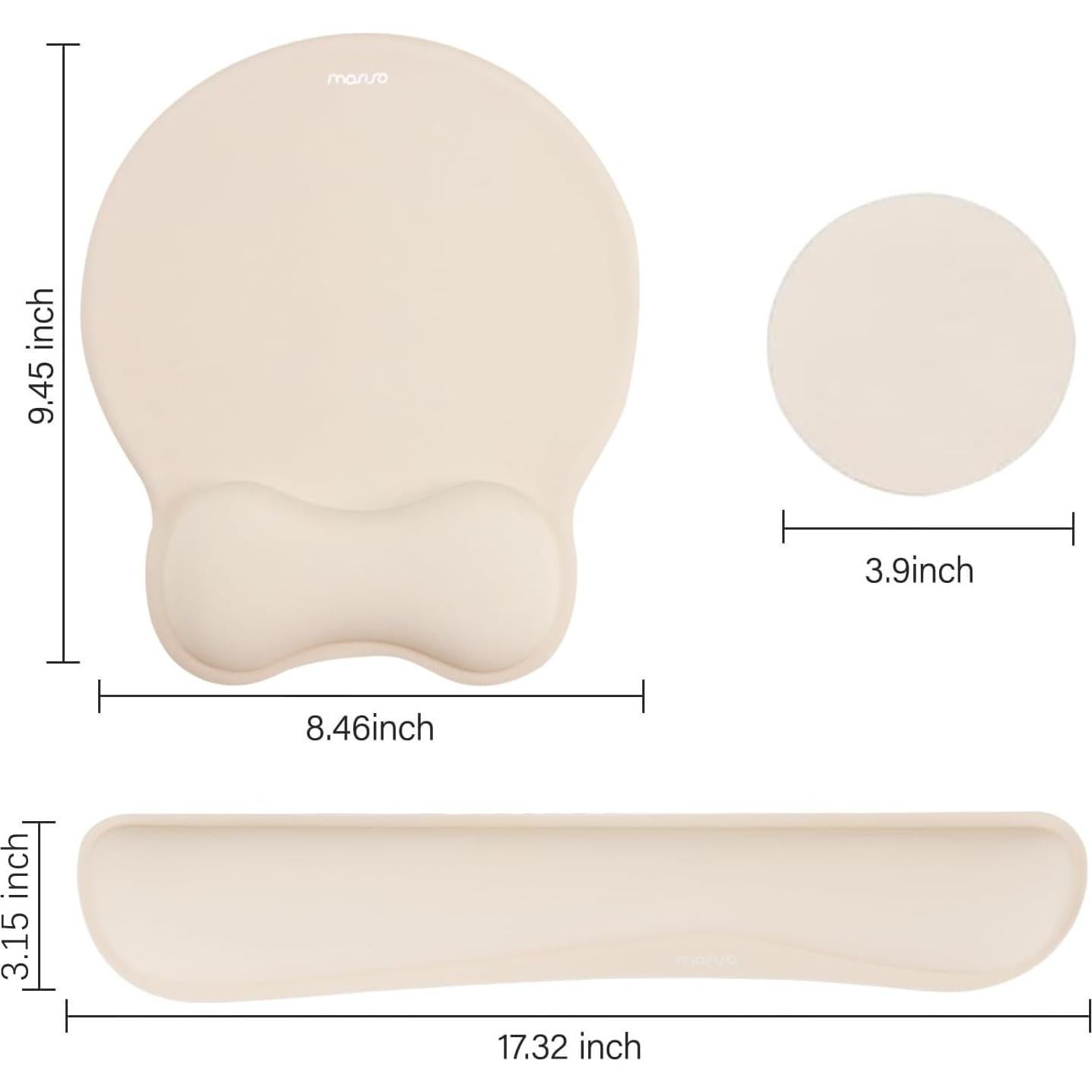 Juego de Soporte Ergonómico Mosiso para Teclado y Mouse