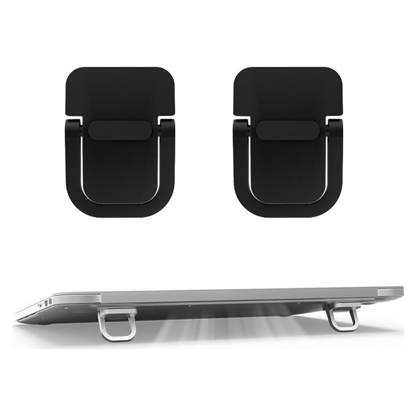 Soportes Mini para Laptop LiPang - 2 Piezas, Aluminio, Negro