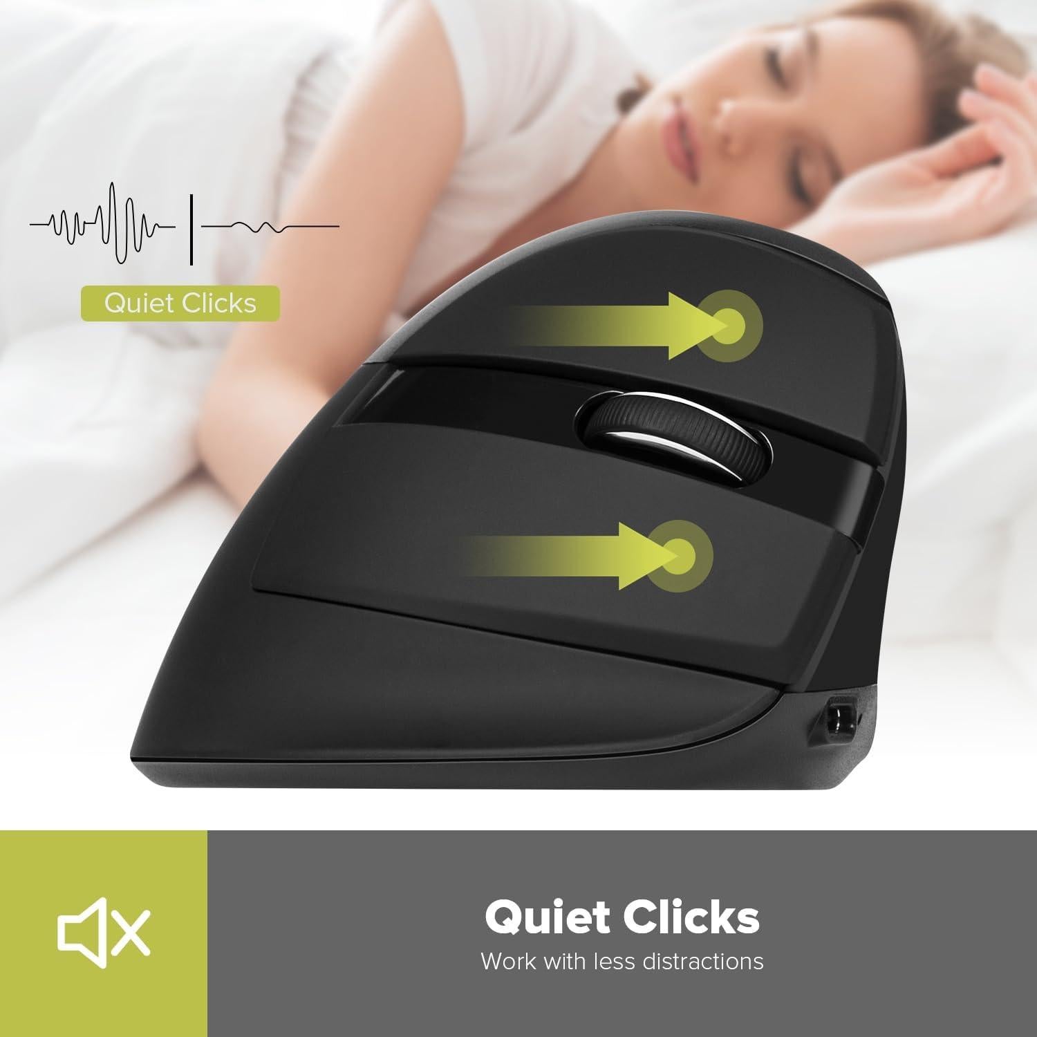 Combo Teclado Ergonómico Inalámbrico DeLUX y Ratón Vertical