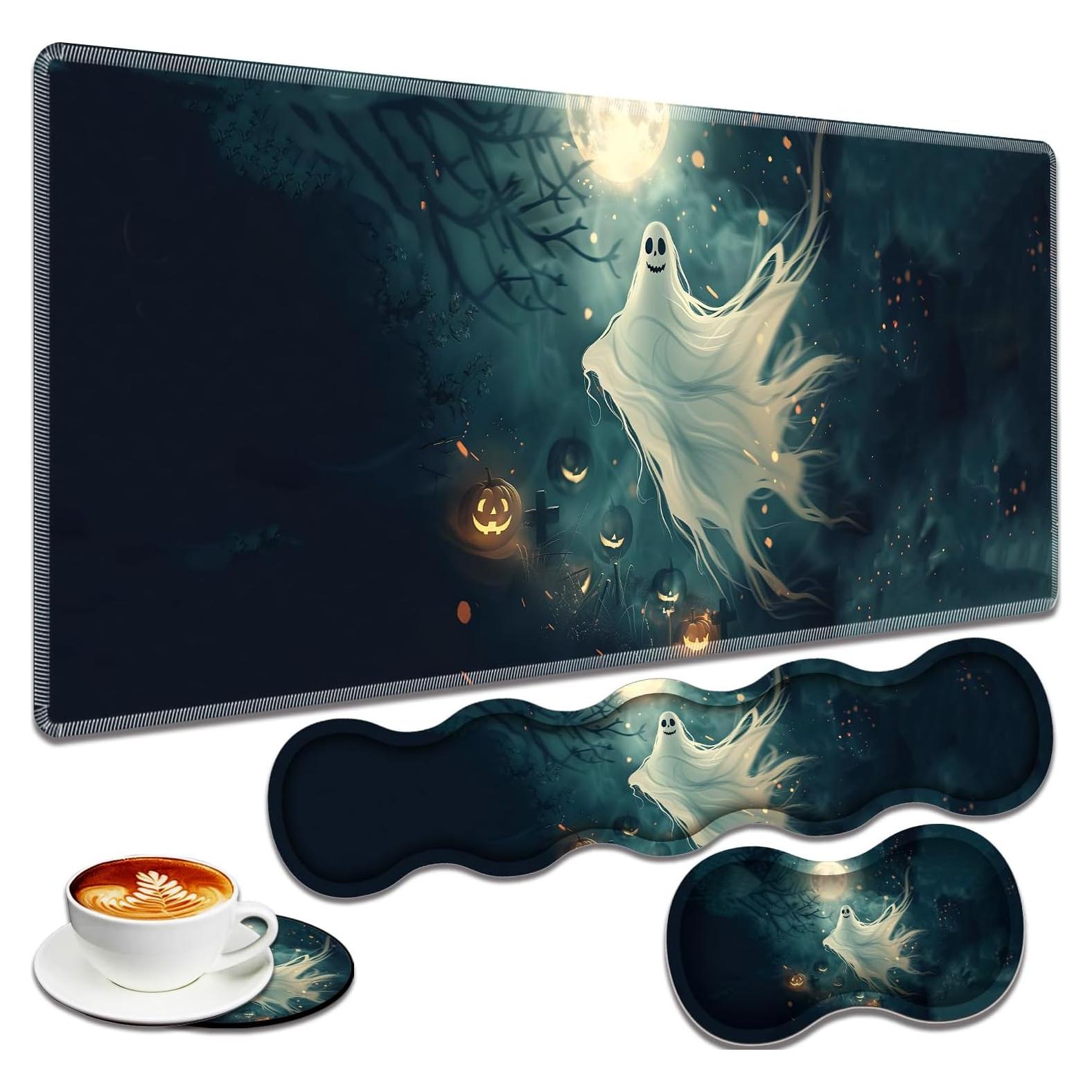 Alfombrilla de Ratón XXL Ergonómica VSHSEEOM + Reposamuñecas