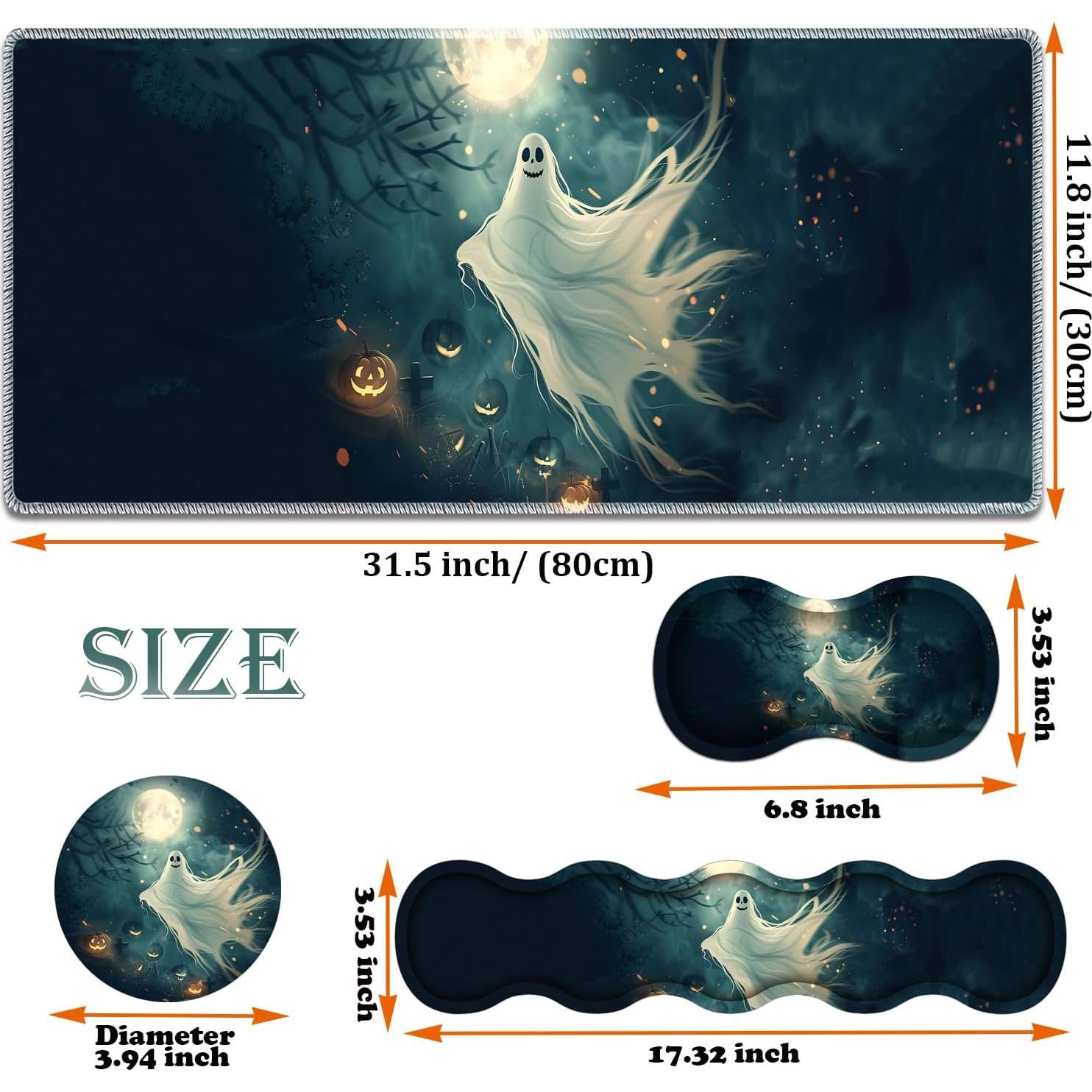 Alfombrilla de Ratón XXL Ergonómica VSHSEEOM + Reposamuñecas