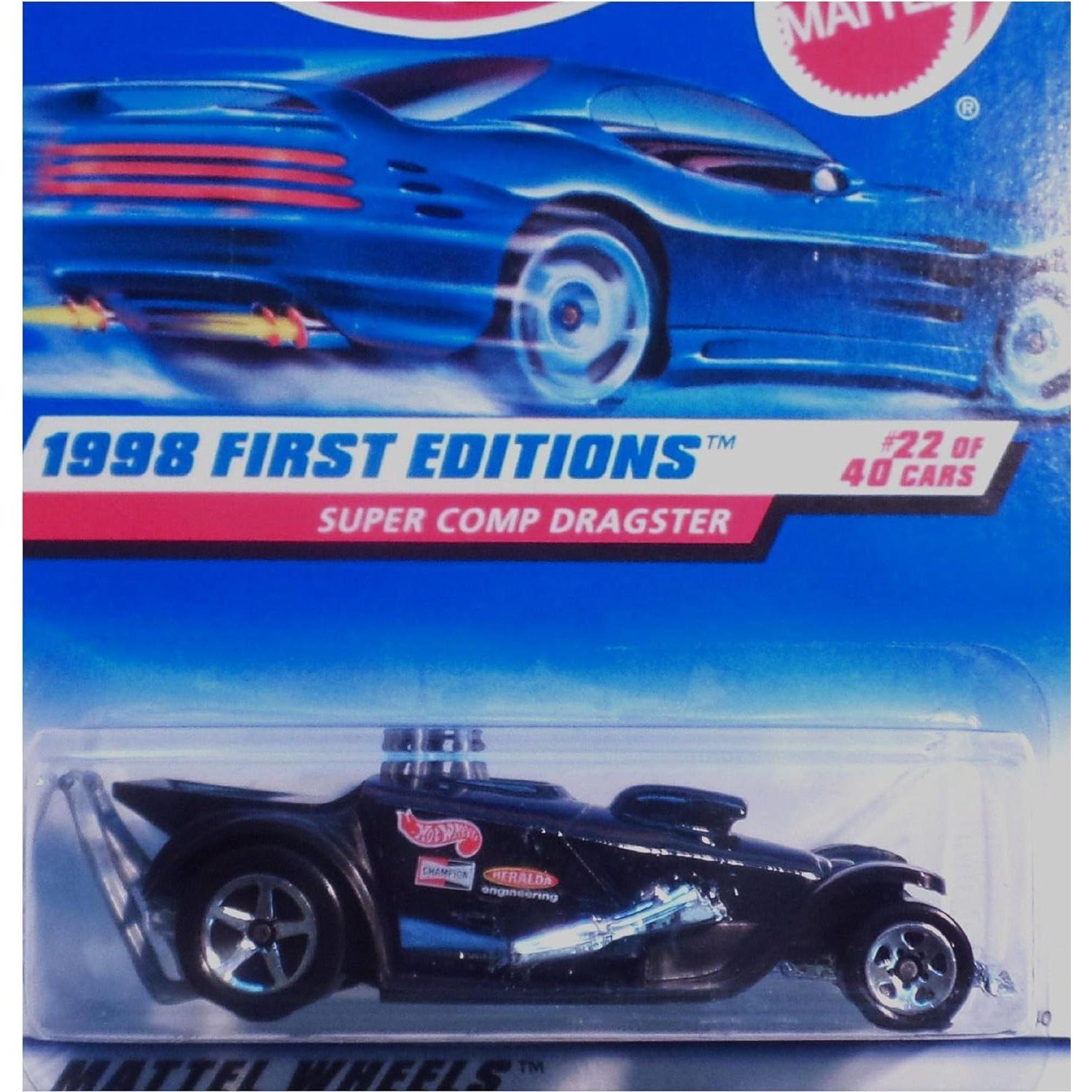 Coche Hot Wheels Super COMP Dragster Negro 1998 1:64
