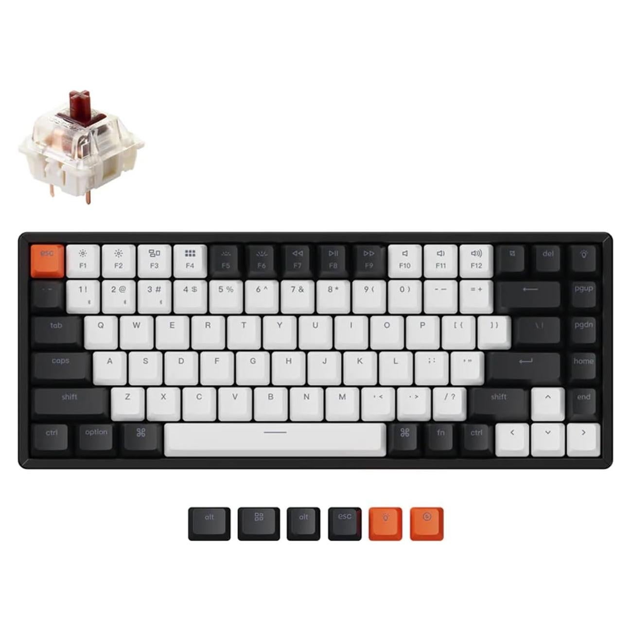 Teclado Mecánico Inalámbrico Keychron K2 RGB 75% 84 Teclas