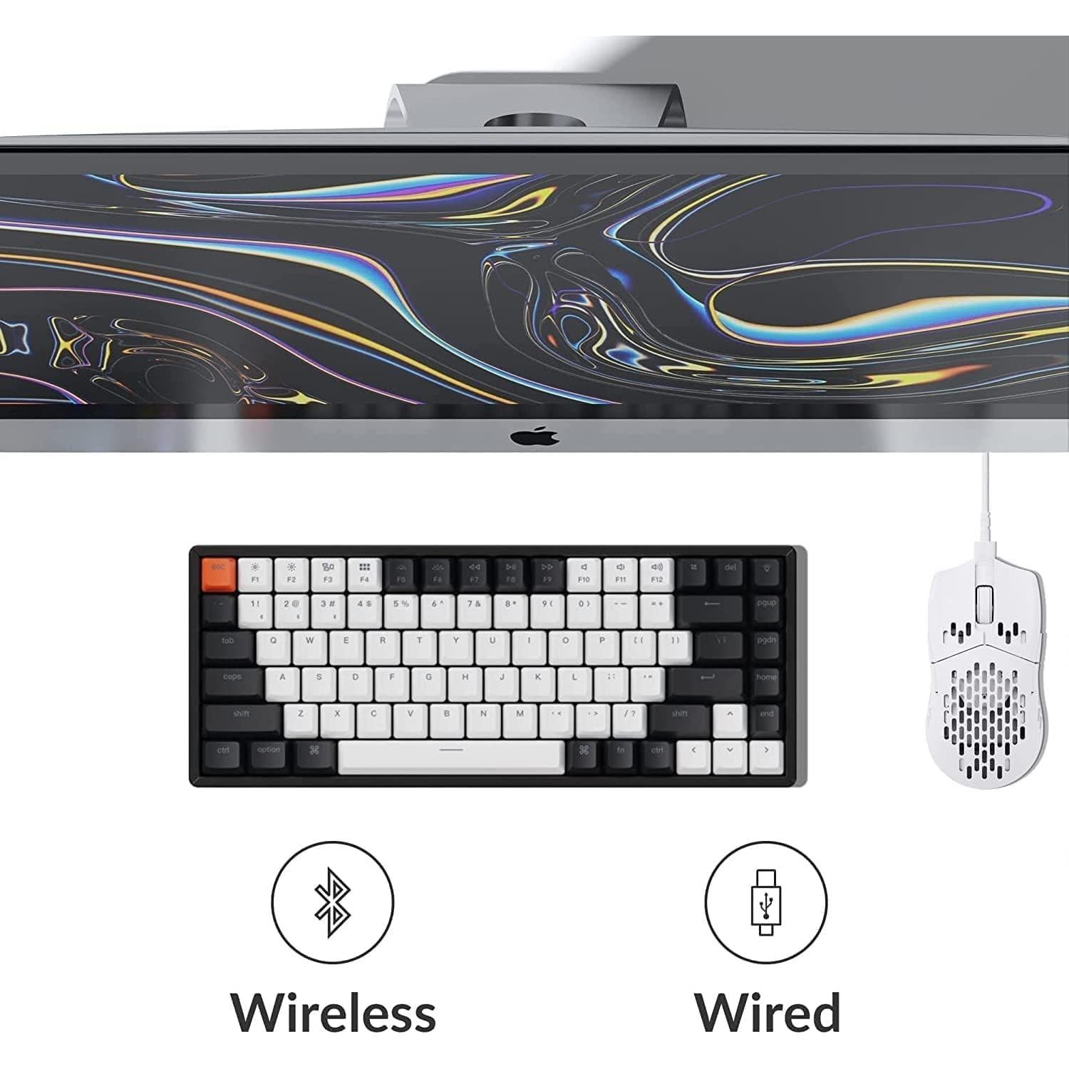 Teclado Mecánico Inalámbrico Keychron K2 RGB 75% 84 Teclas