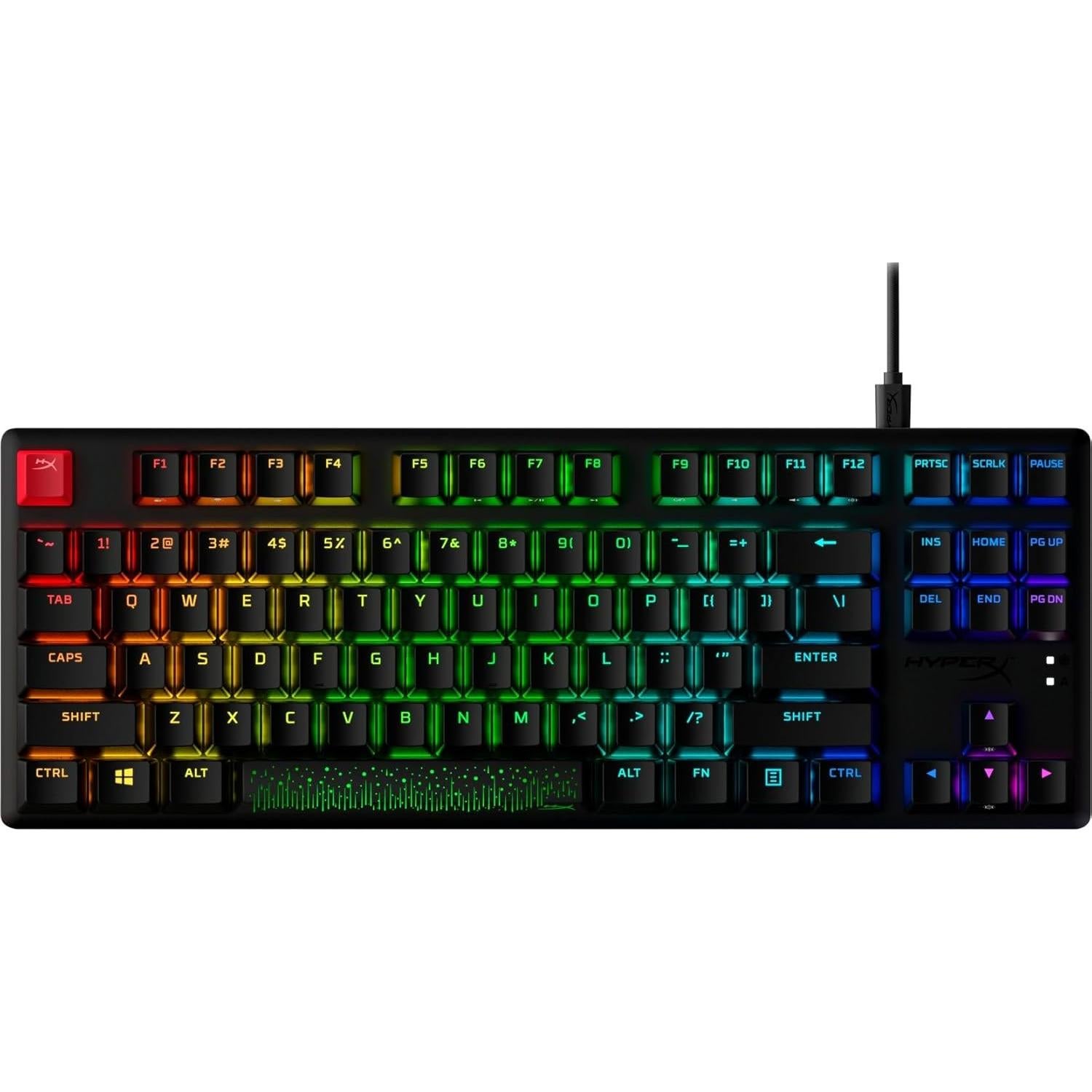 Teclado Mecánico Gaming HyperX Alloy Origins PBT RGB 0.9kg