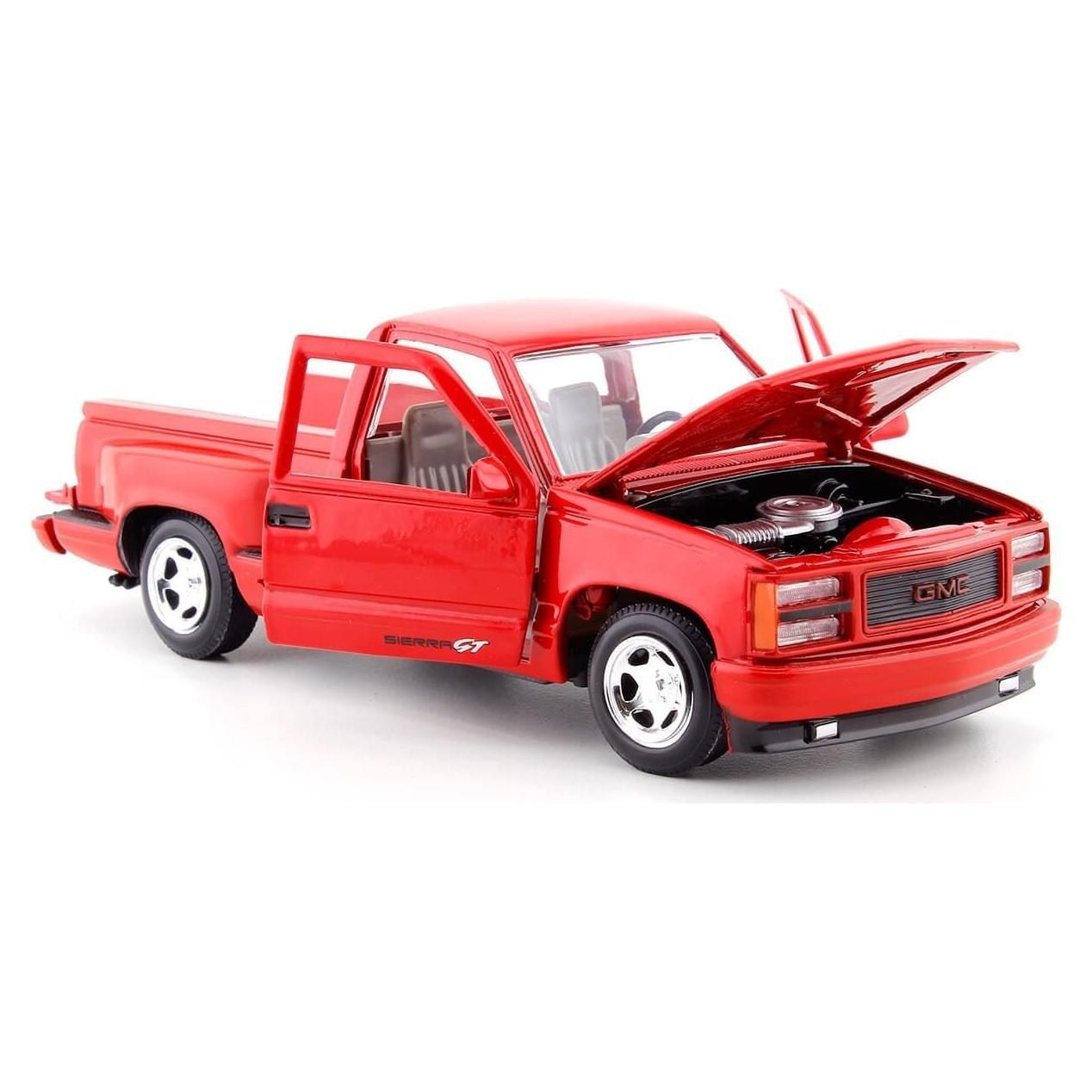 Camioneta Diecast Motormax GMC Sierra GT 1500 1:24 Negro