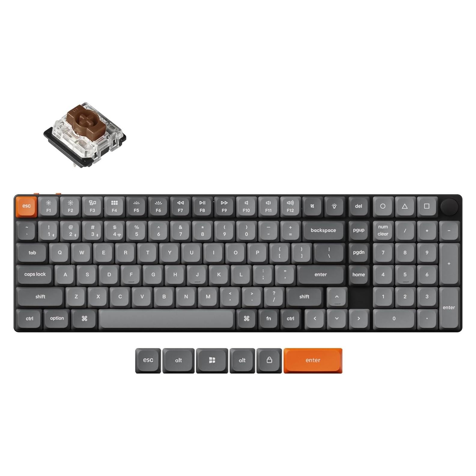Teclado Mecánico Inalámbrico Keychron K17 Max 96% RGB