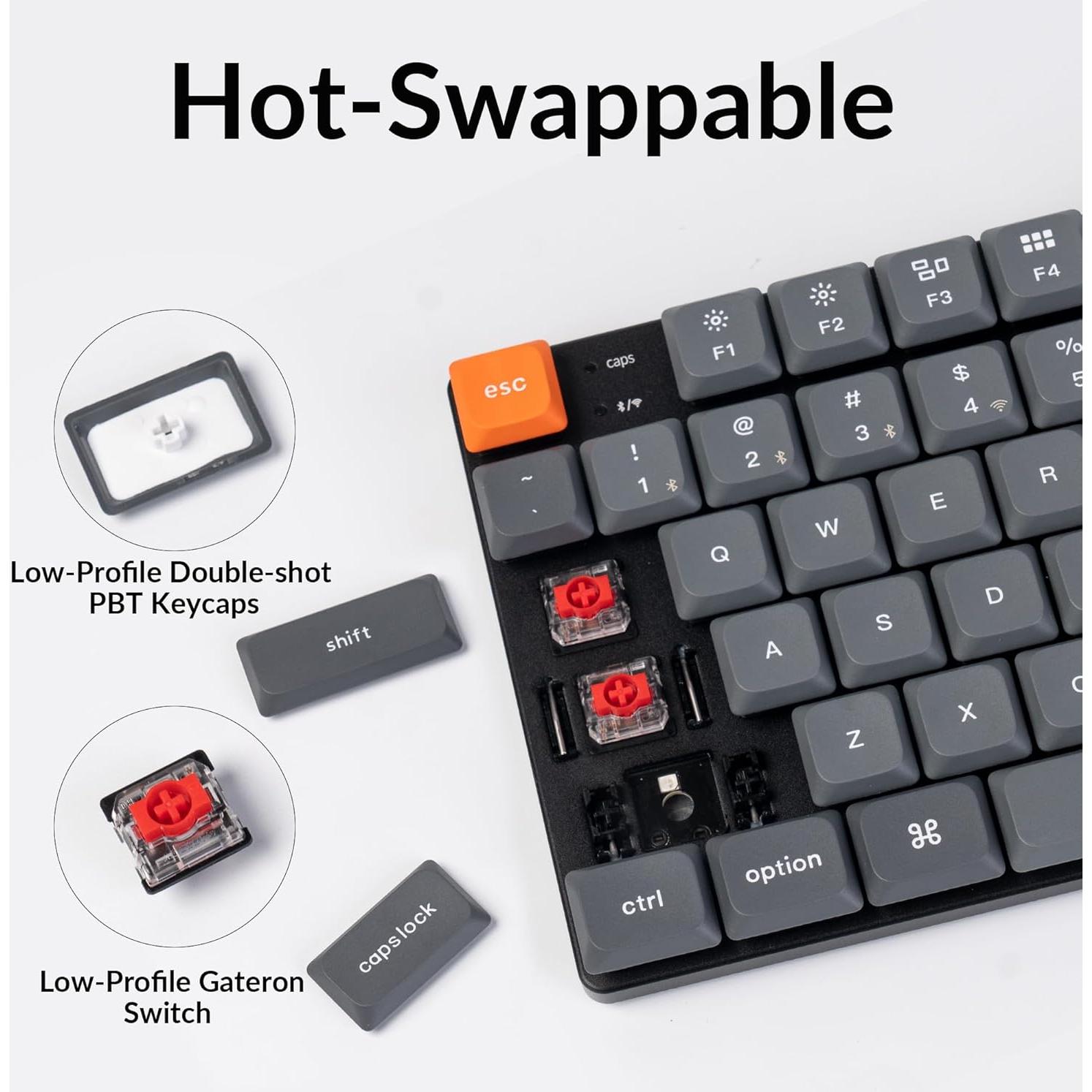 Teclado Mecánico Inalámbrico Keychron K13 Max TKL RGB