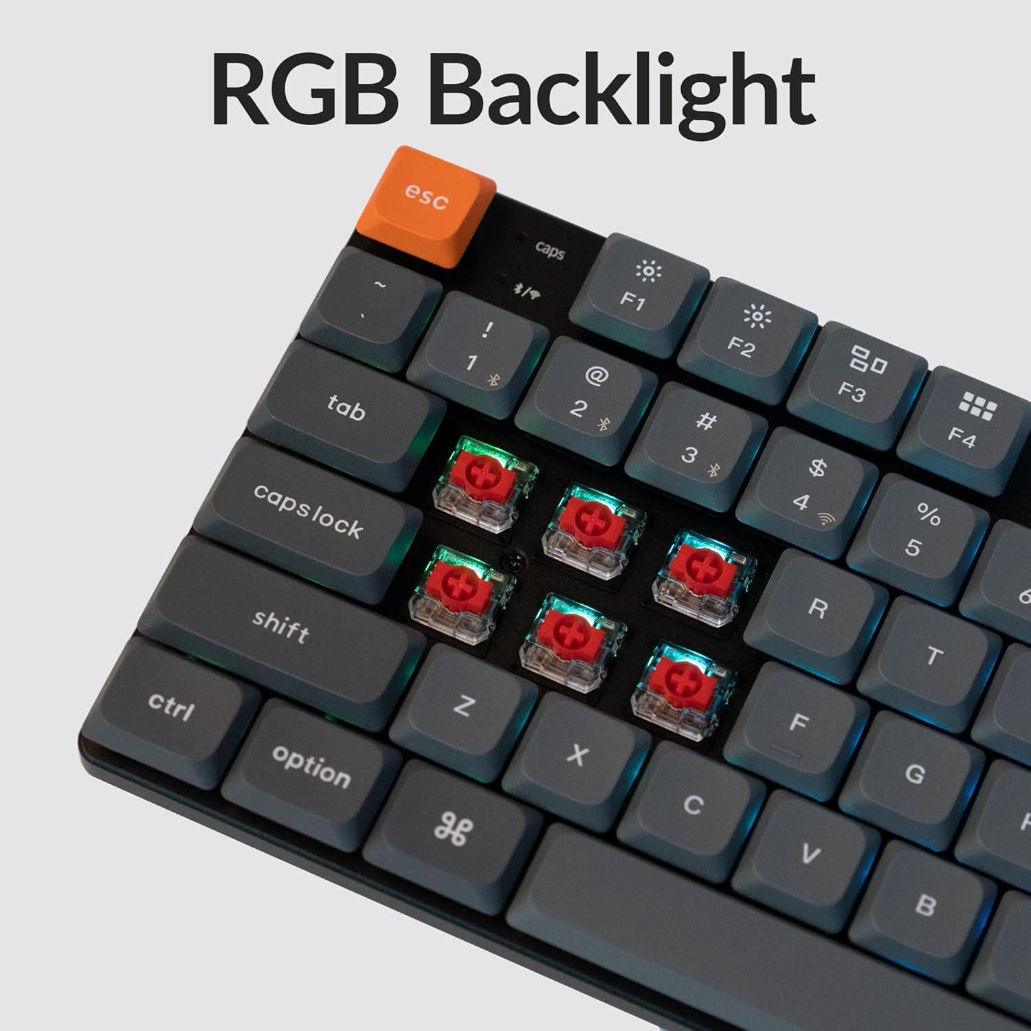 Teclado Mecánico Inalámbrico Keychron K13 Max TKL RGB