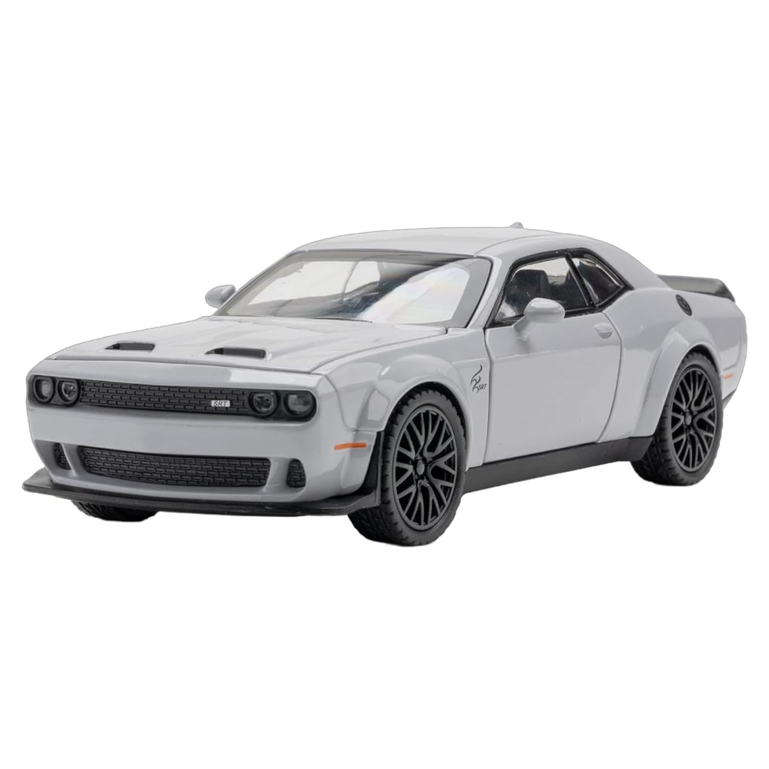 Coche de Juguete Dodge Challenger Hellcat 1:32 con Luz y Sonido