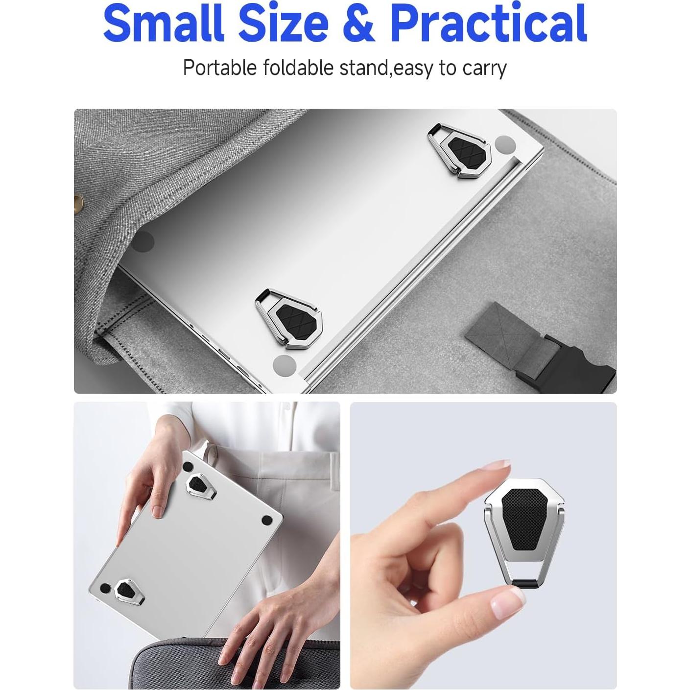 Soporte de Laptop Ergonómico HYDOOD Plegable 11.6-17" Plata